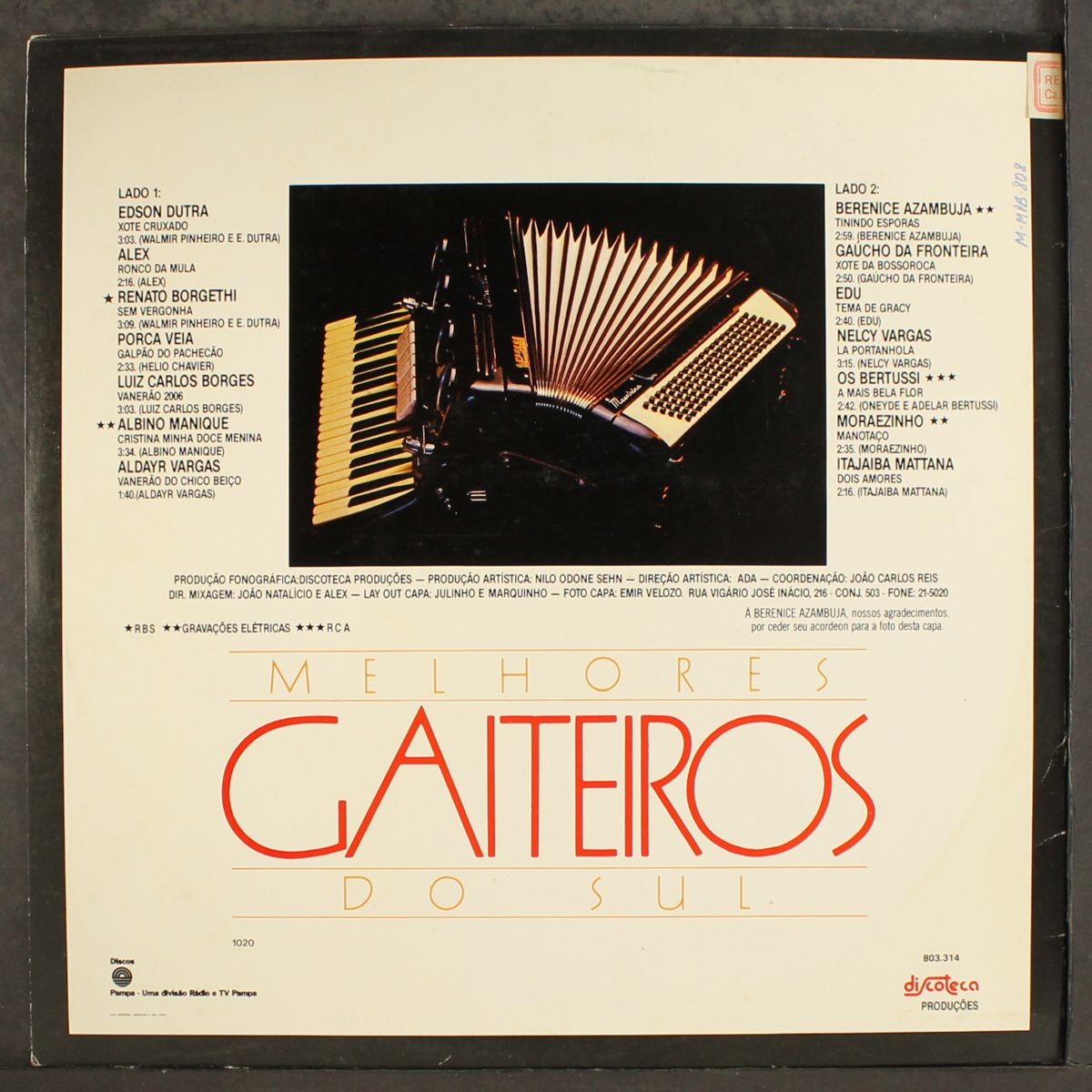 os maiores gaiteiros do sul by VARIOUS