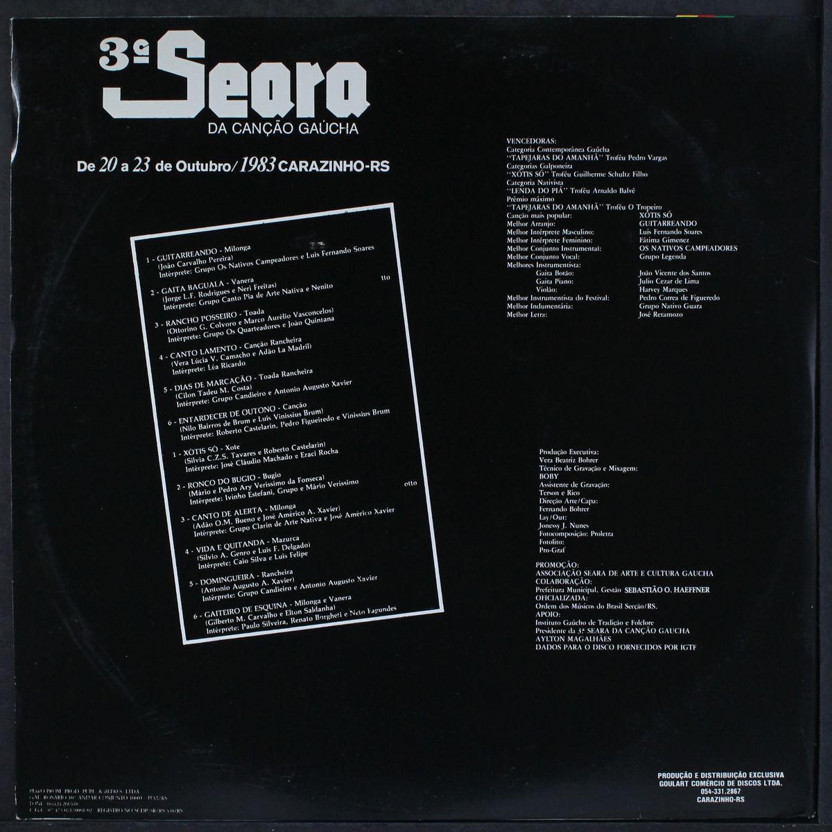 seara da cancao gaucha / carazinho 3 vol. 2 by VARIOUS