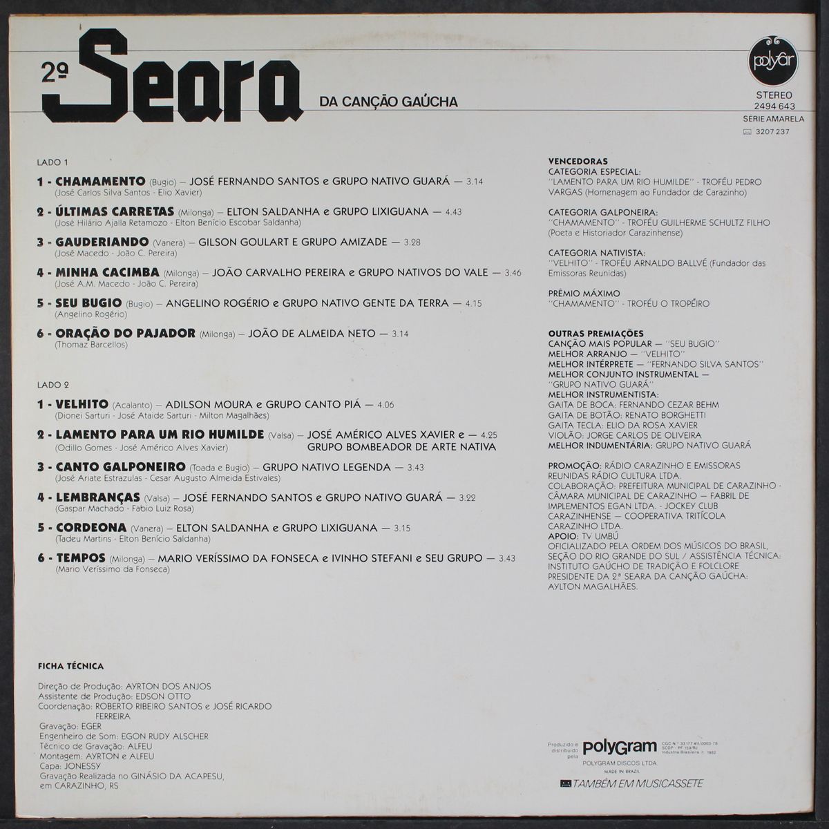 seara da cancao gaucha 2 by VARIOUS