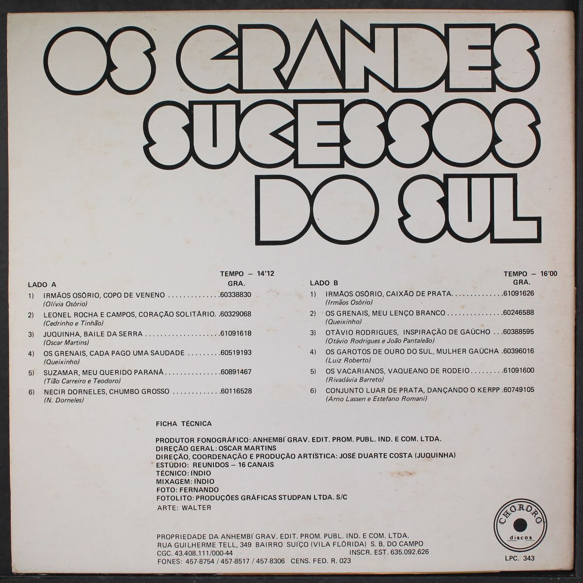 os grandes sucessos do sul by VARIOUS