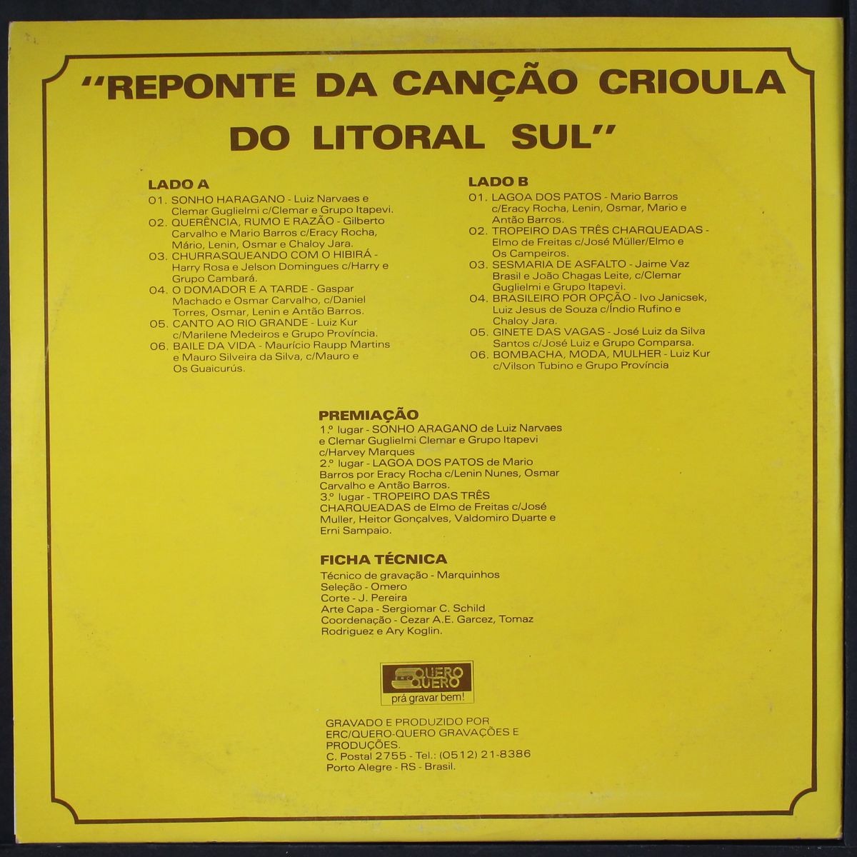 reponte da cancao crioula do litoral sul by VARIOUS
