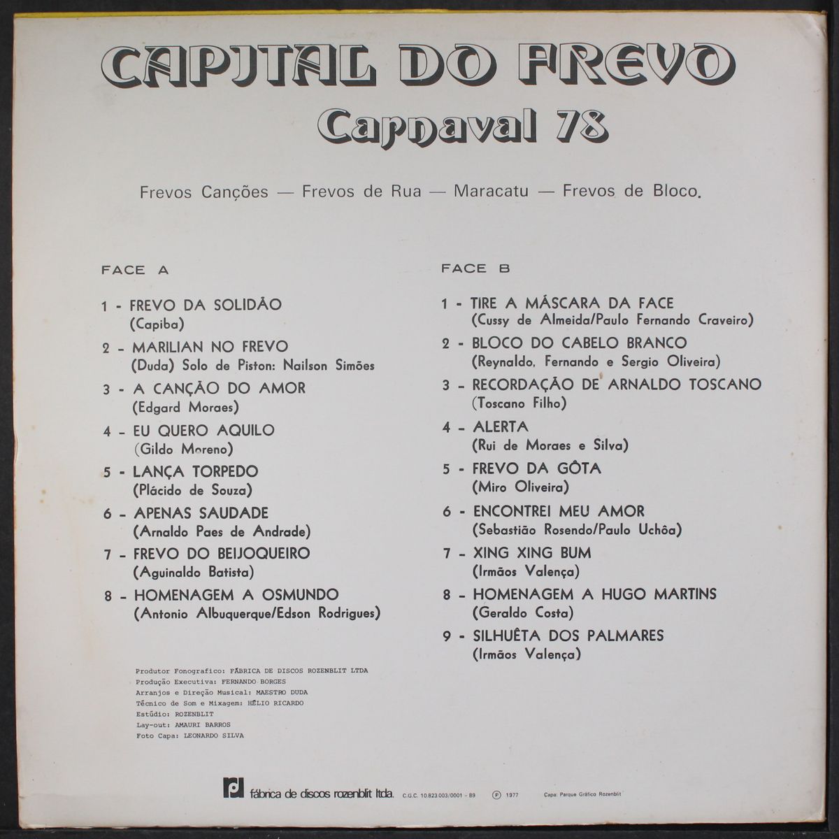 capital do frevo - carnaval 78 by VARIOUS