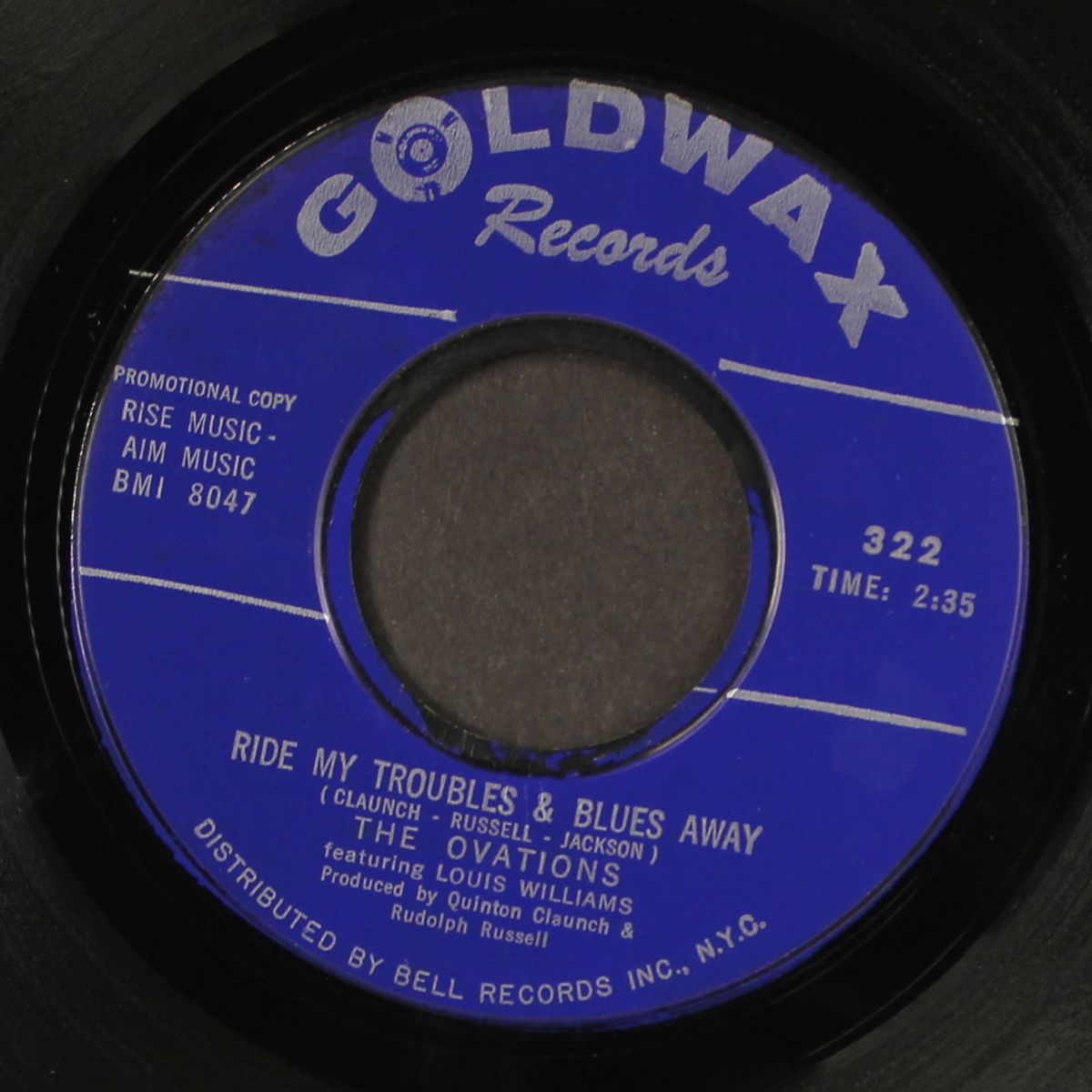 i've gotta go / ride my troubles & blues away by OVATIONS