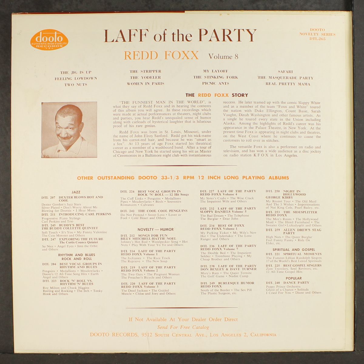 laff of the party, vol. 8 by REDD FOXX