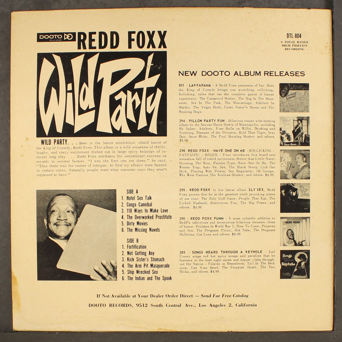wild party by REDD FOXX