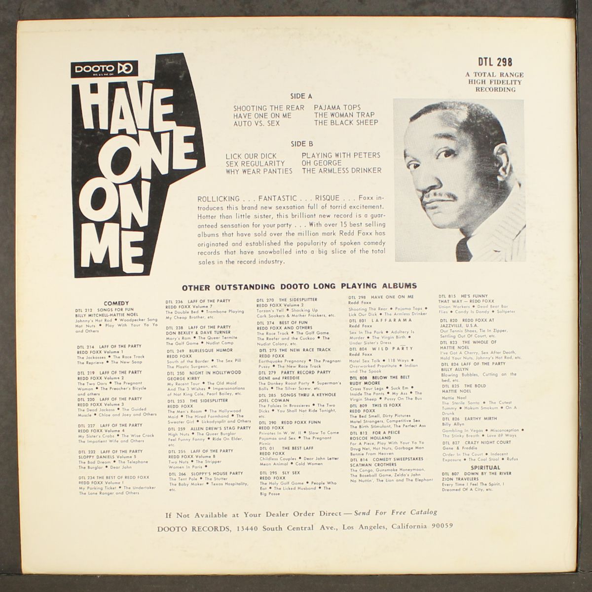 have one on me by REDD FOXX