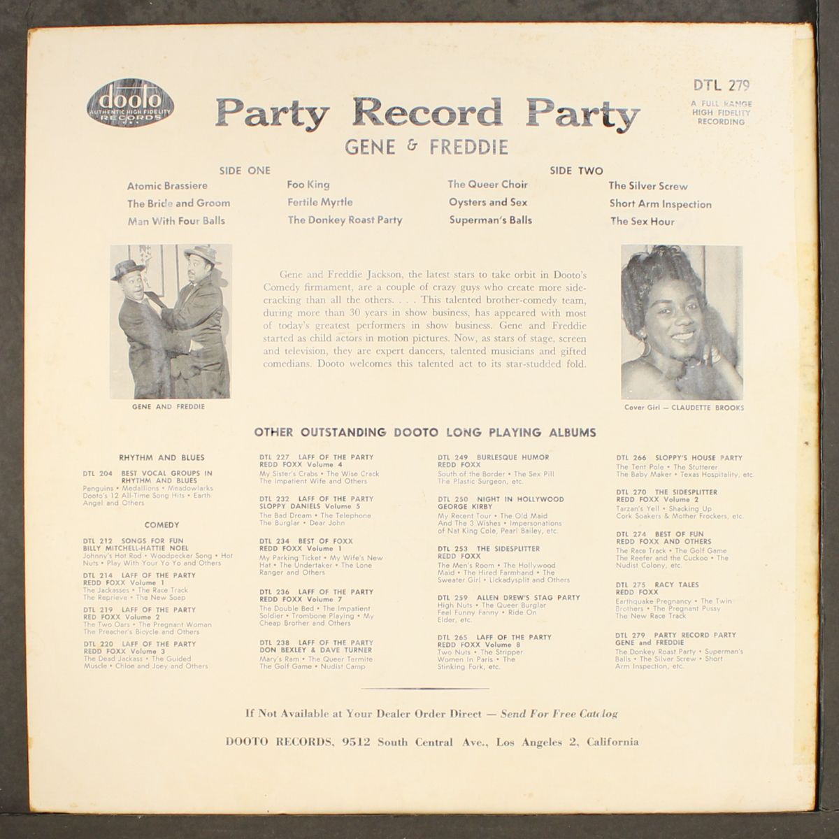 party record party by GENE & FREDDY