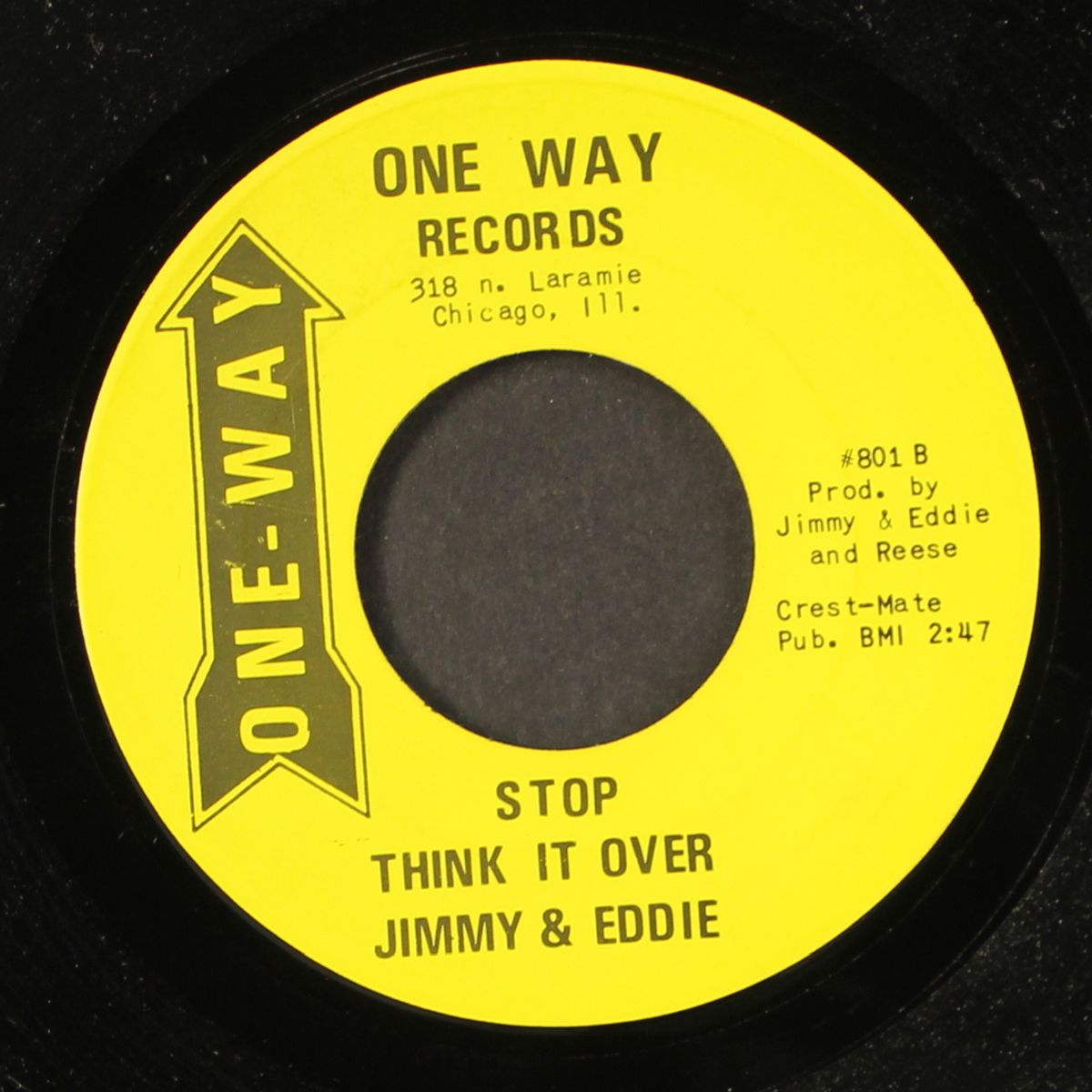stop think it over / needle in the haystack by JIMMY & EDDIE