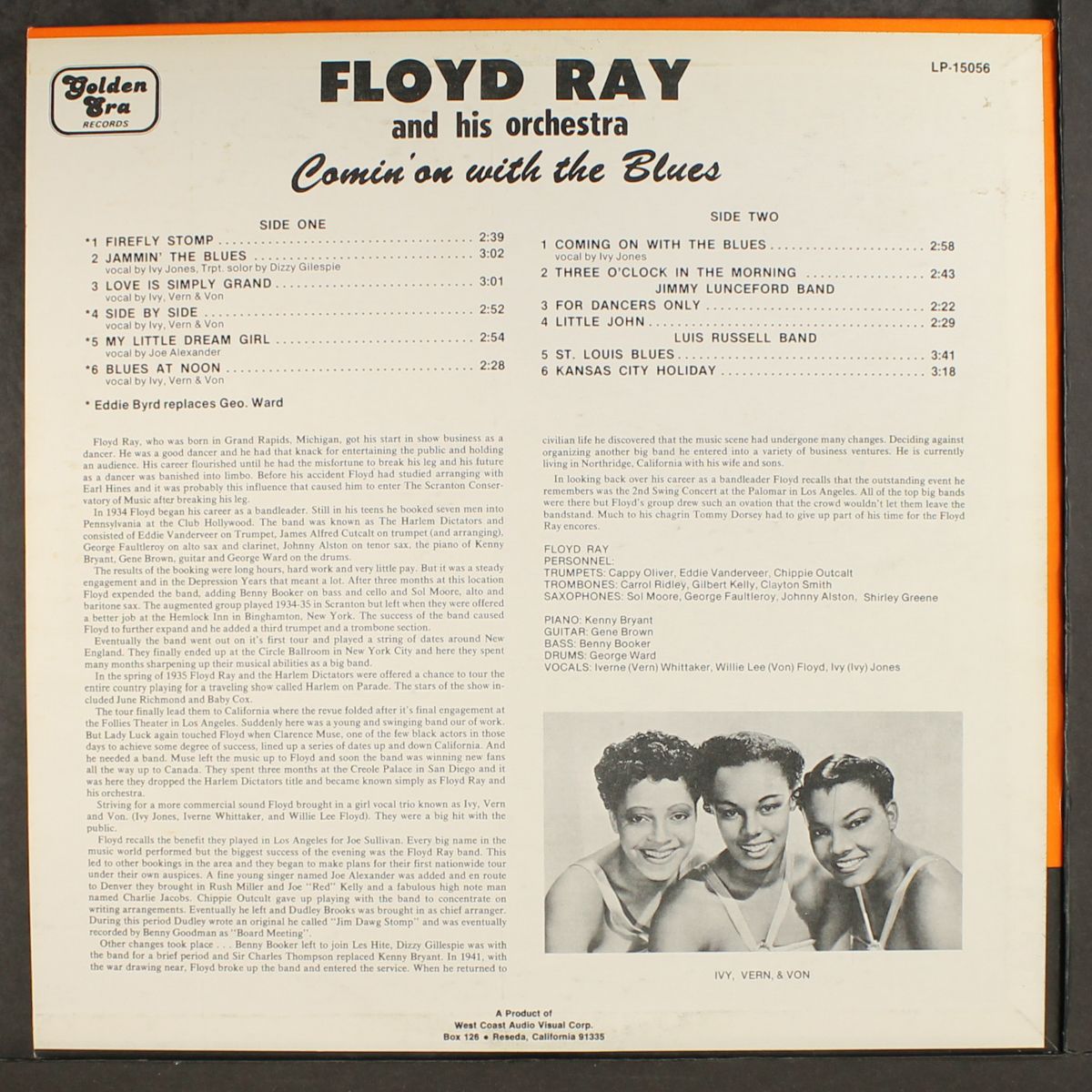 comin' on with the blues by FLOYD RAY