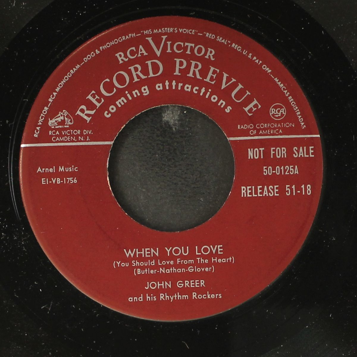 clambake boogie / when you love by JOHN GREER