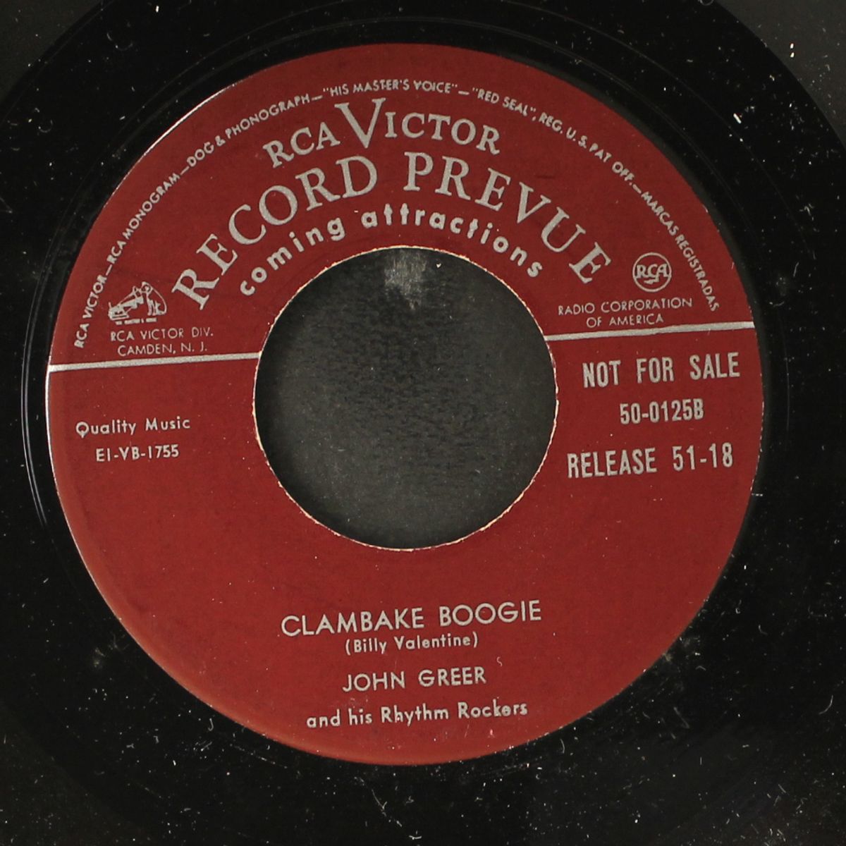clambake boogie / when you love by JOHN GREER