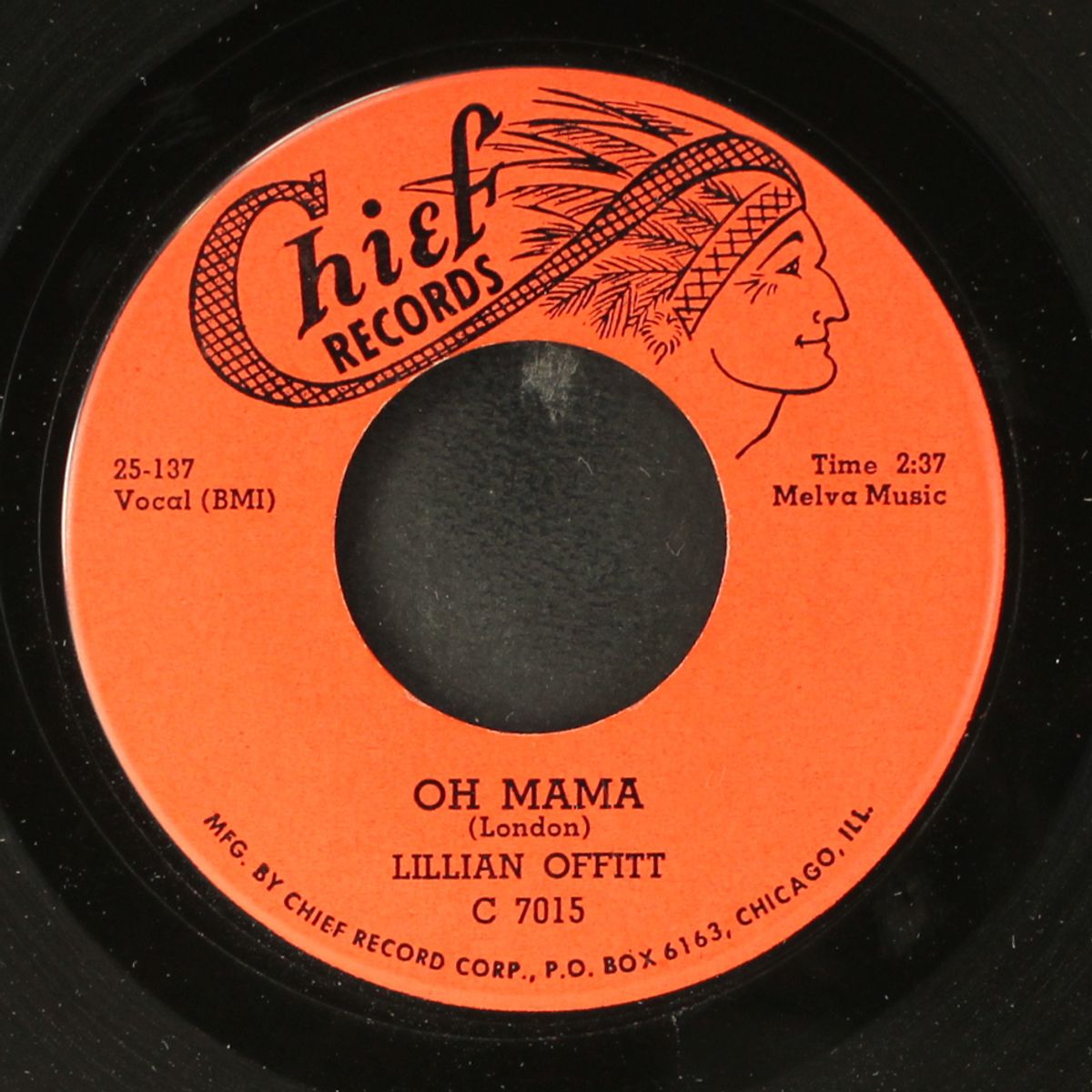 my man is a lover / oh mama by LILLIAN OFFITT