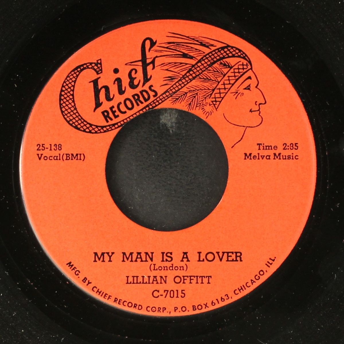 my man is a lover / oh mama by LILLIAN OFFITT