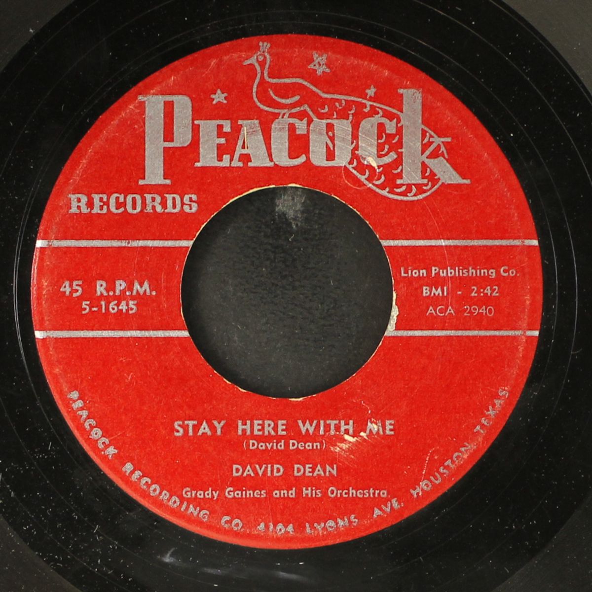 too fine to be mine / stay here with me by DAVID DEAN