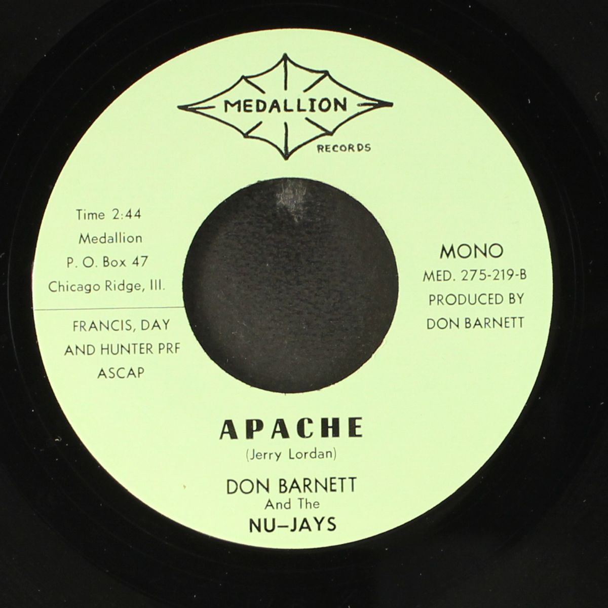apache / same by DON BARNETT & NU-JAYS