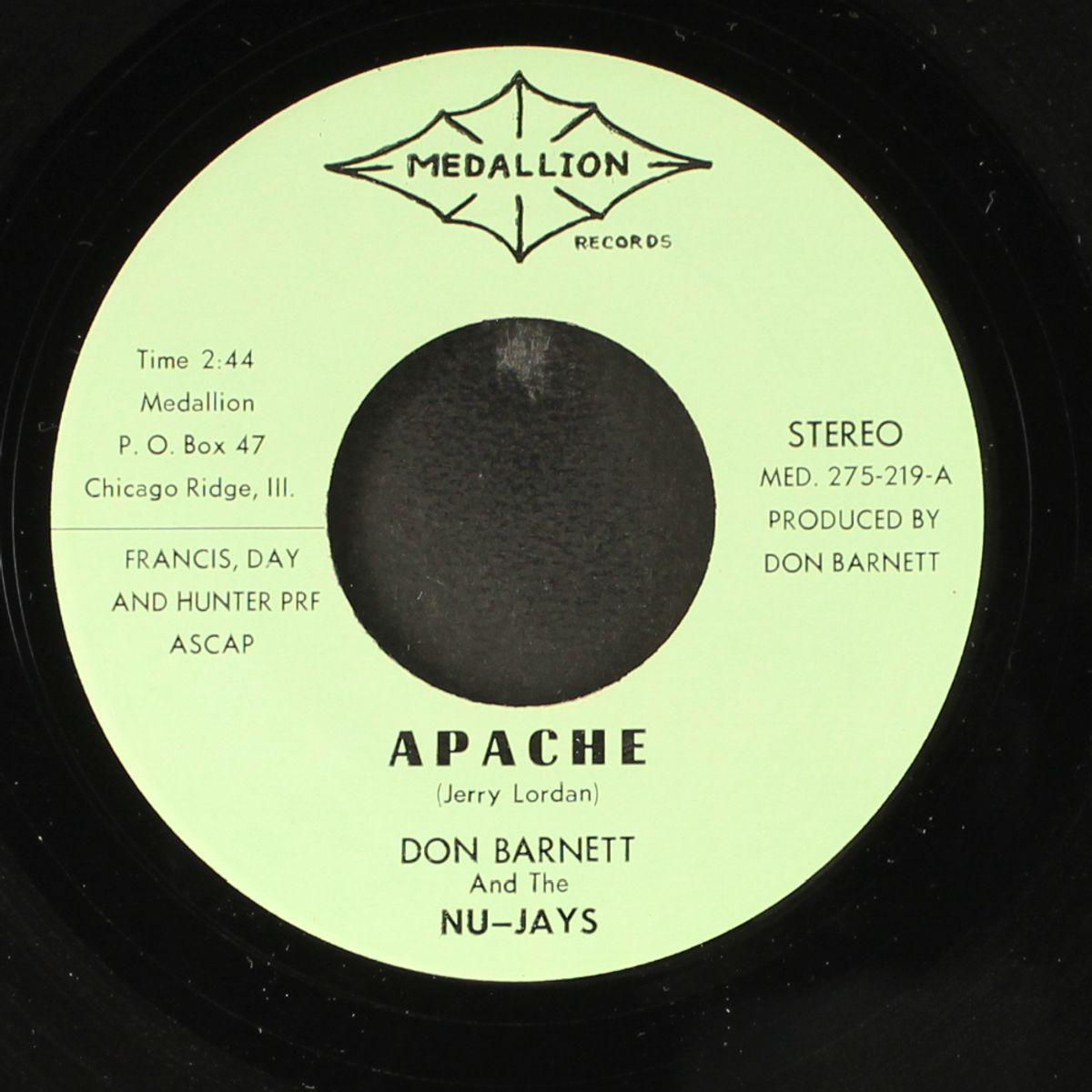 apache / same by DON BARNETT & NU-JAYS