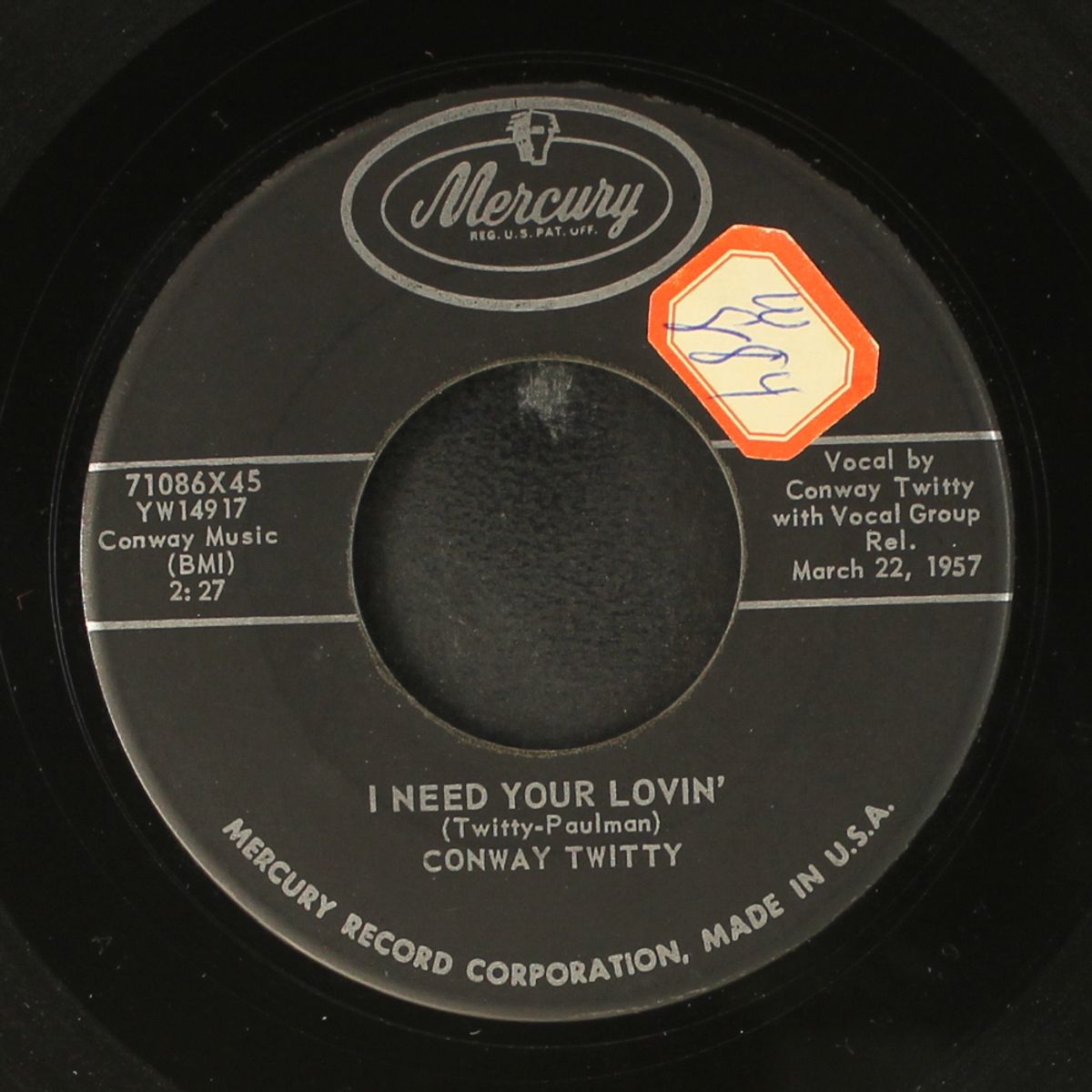 born to sing the blues / i need your lovin' by CONWAY TWITTY
