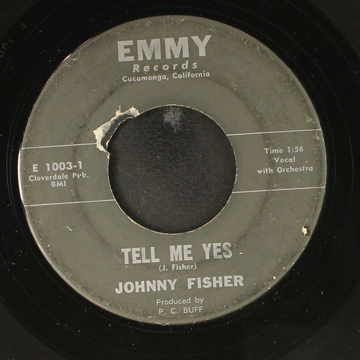 tell me yes / dream tonight by JOHNNY FISHER