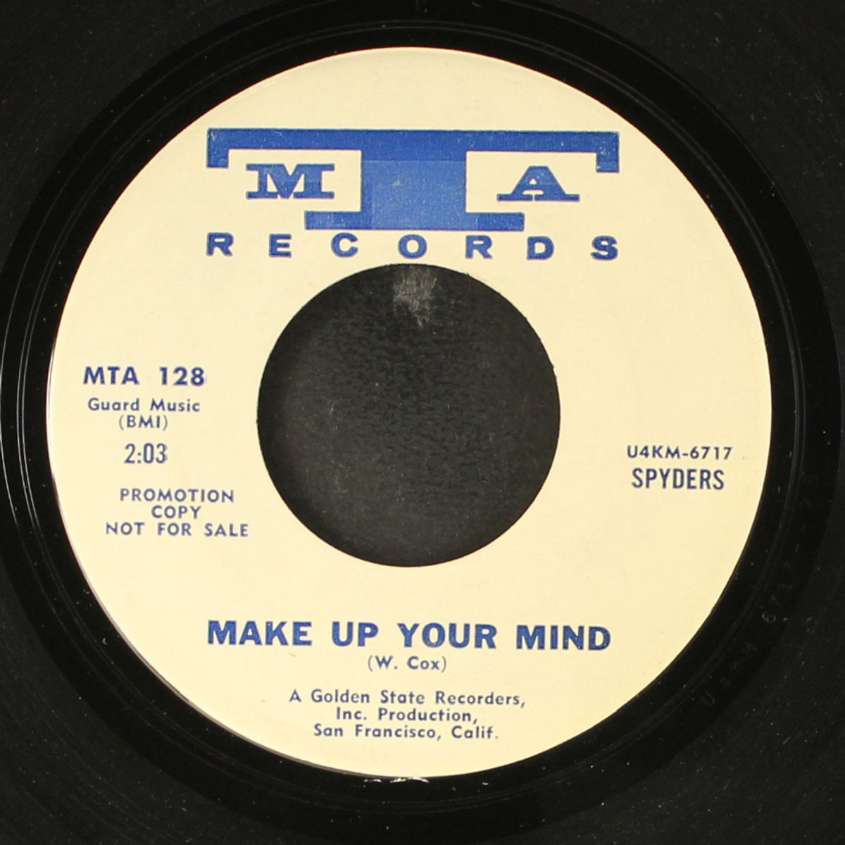 i can take care of myself / make up your mind by SPYDERS