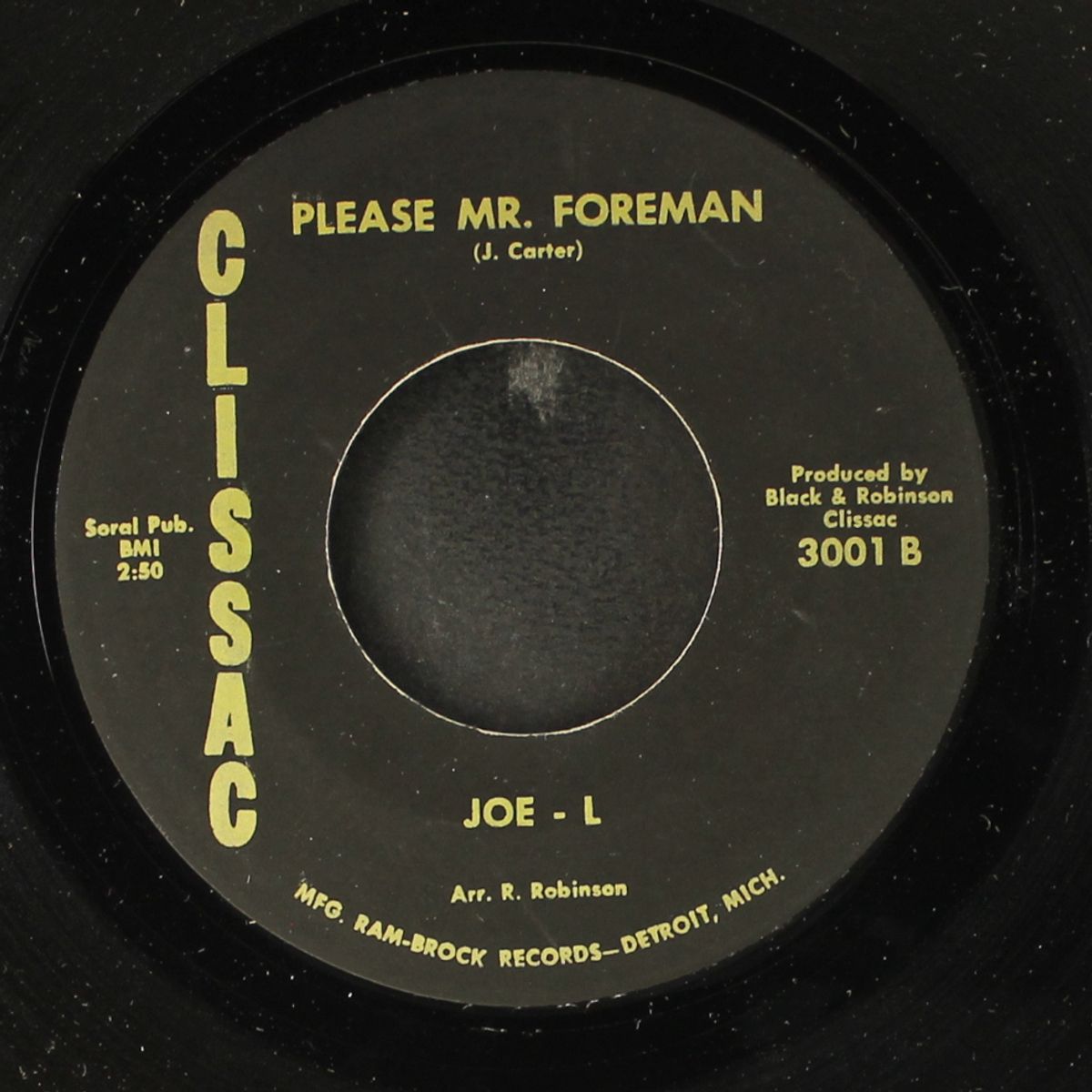 i'm not gonna be worried / please mr. foreman by JOE L.
