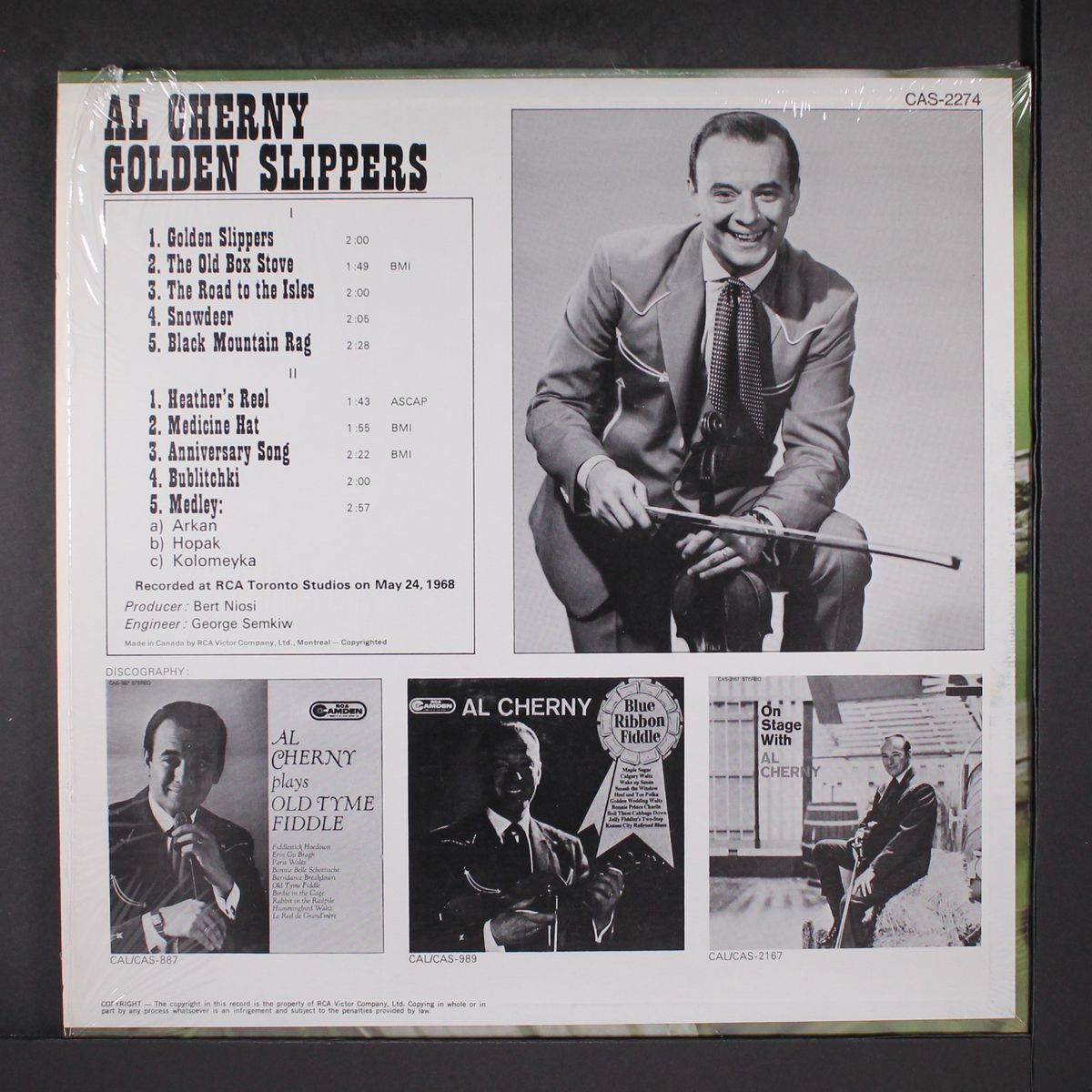 golden slippers by AL CHERNY