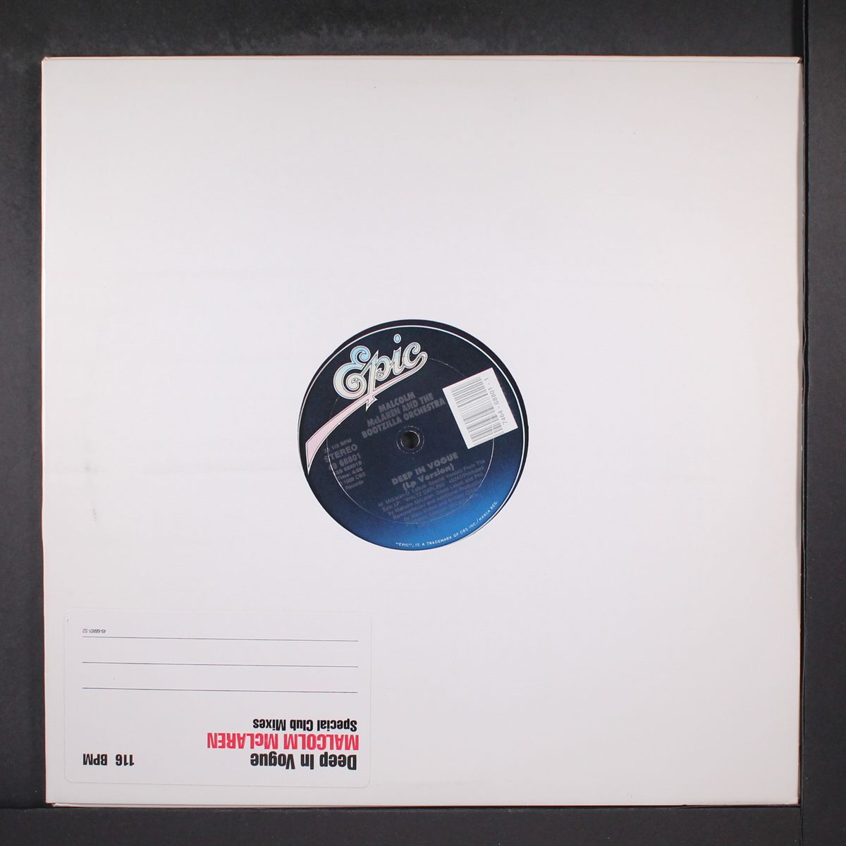 deep in vogue by MALCOLM MCLAREN