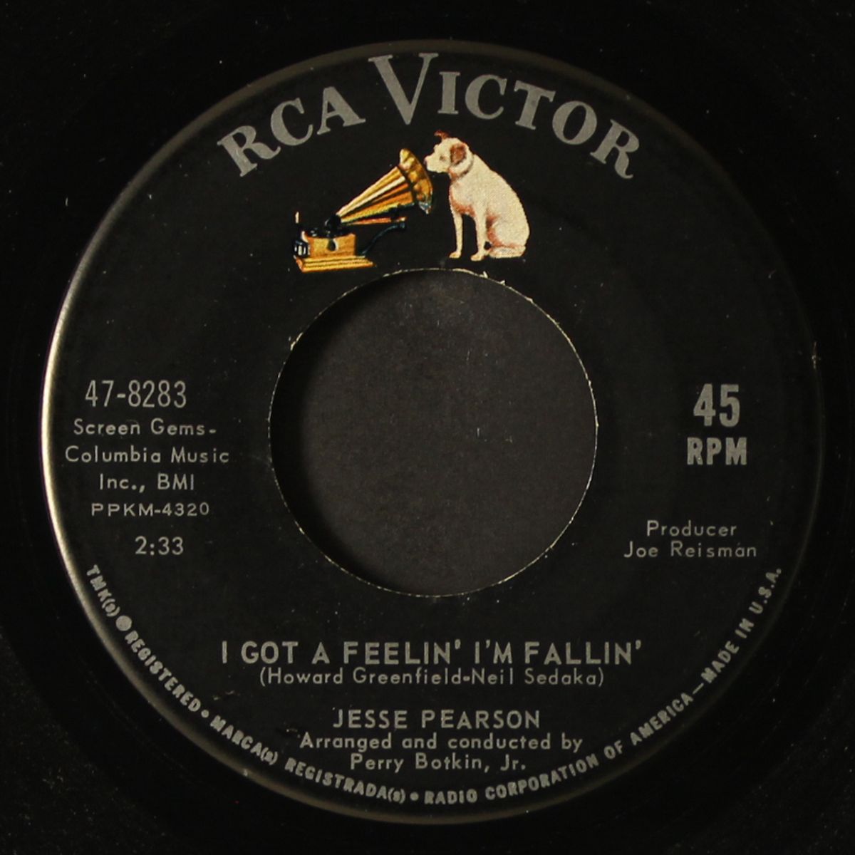 i got a feelin' i'm fallin' / talk to me baby by JESSE PEARSON