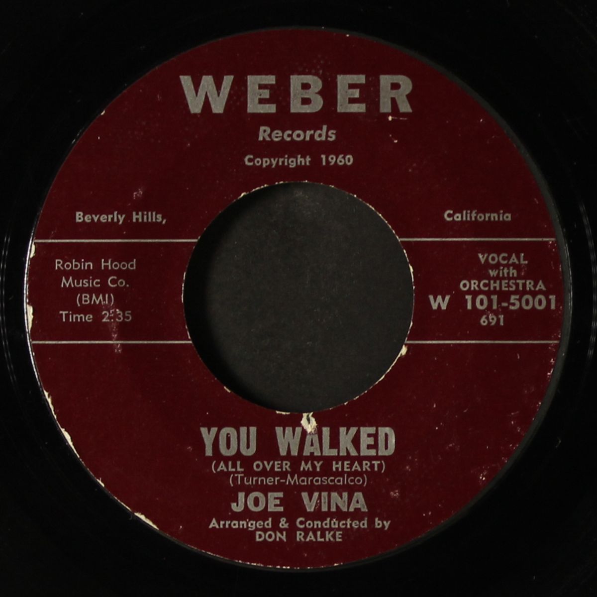 you walked / take this heart by JOE VINA