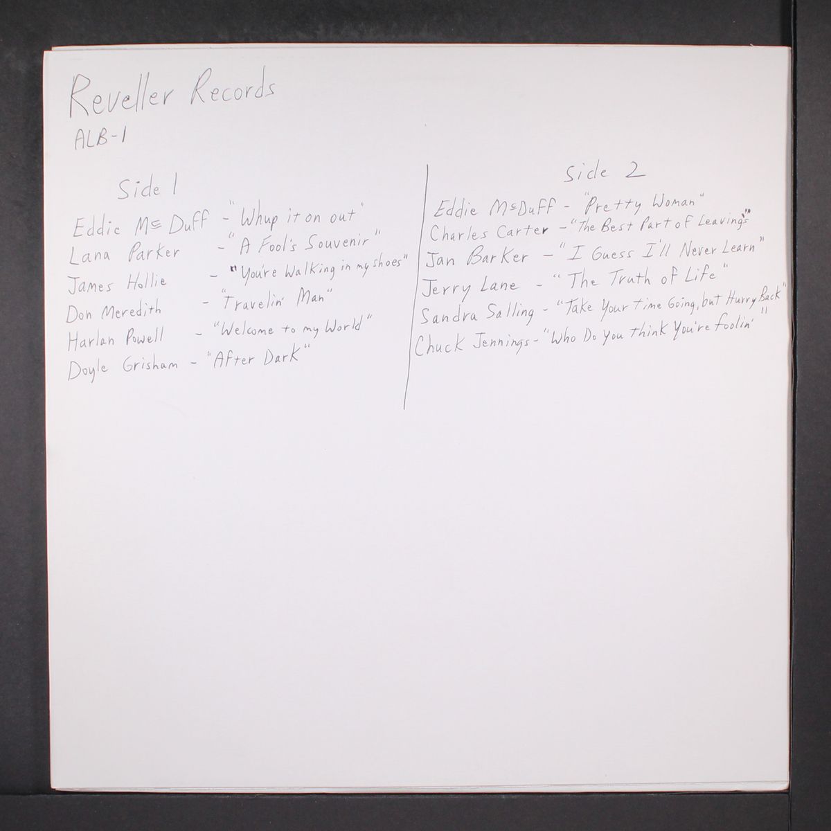 reveller records by VARIOUS