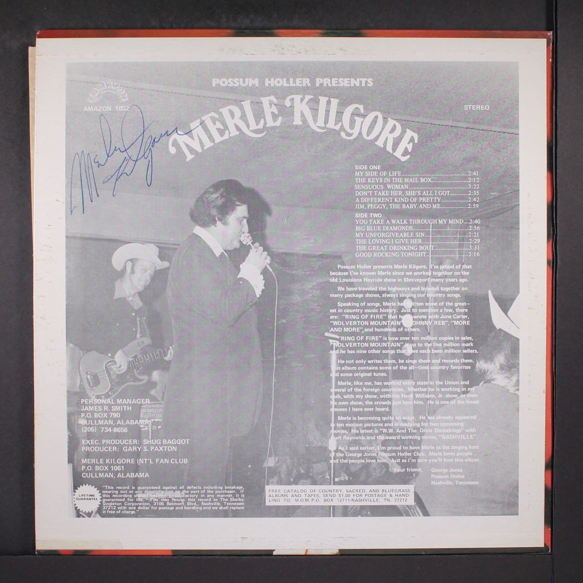 possum hollow presents by MERLE KILGORE