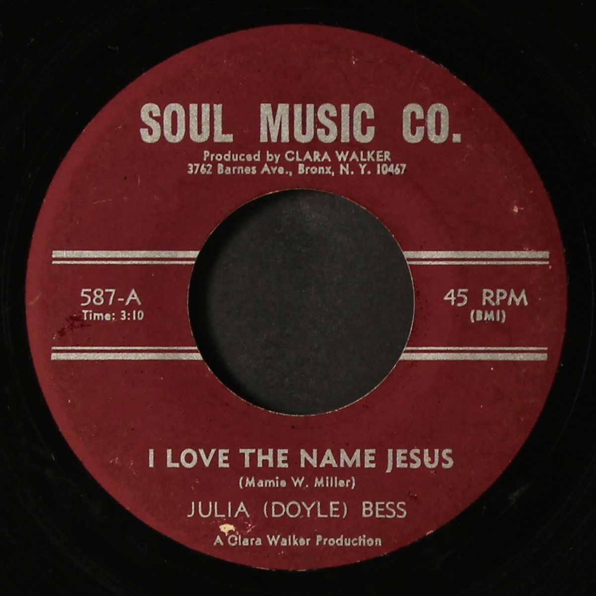 hold on / i love the name jesus by JULIA DOYLE BESS