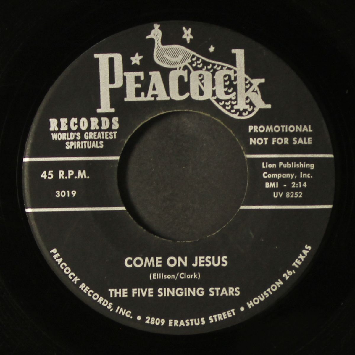 lord jesus / come on jesus by FIVE SINGING STARS