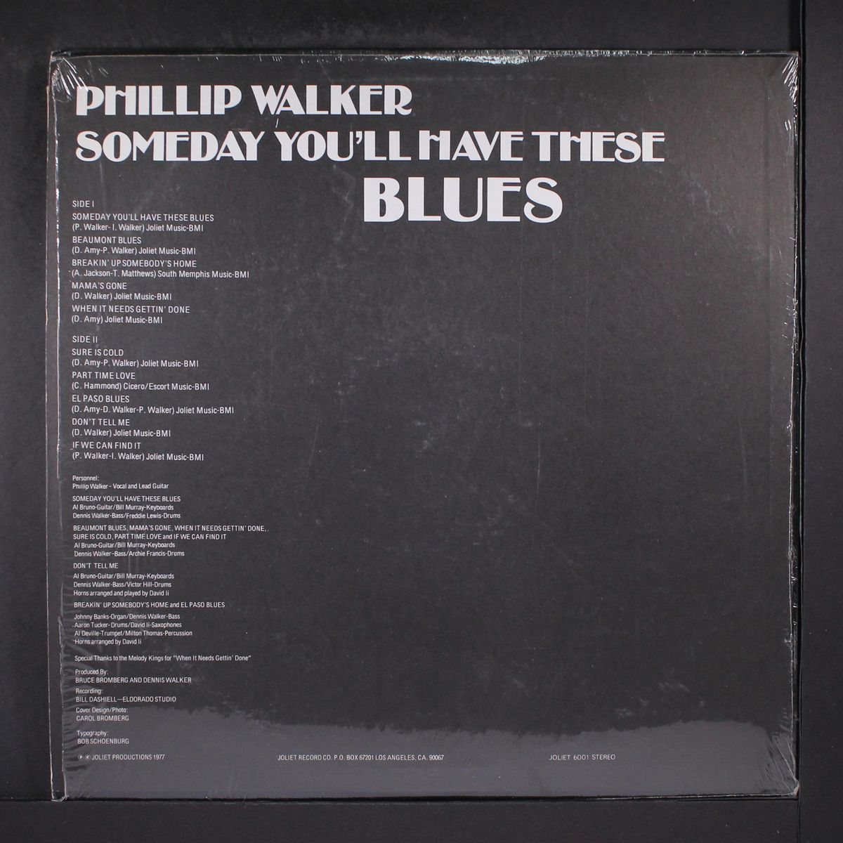 someday you'll have these blues by PHILLIP WALKER