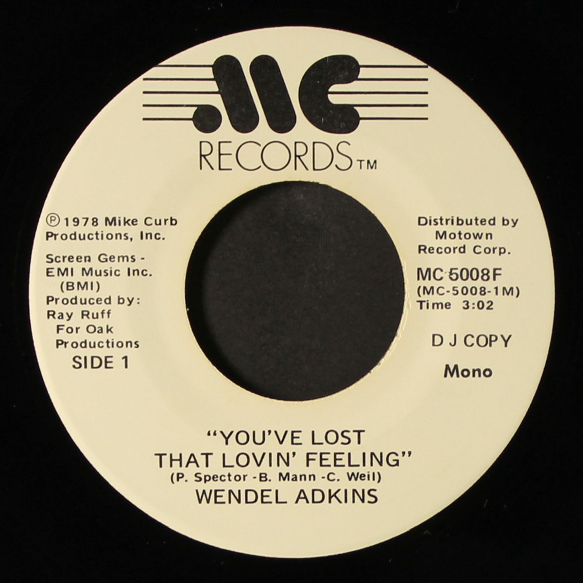 you've lost that lovin' feeling / mono by WENDEL ADKINS