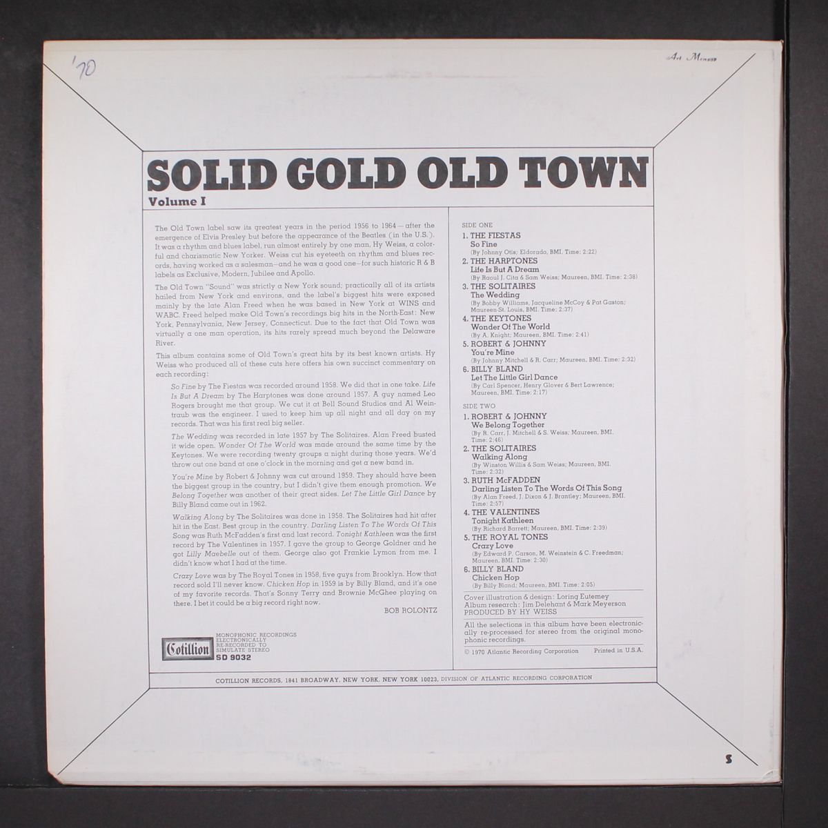 solid gold old town, vol. 1 by VARIOUS