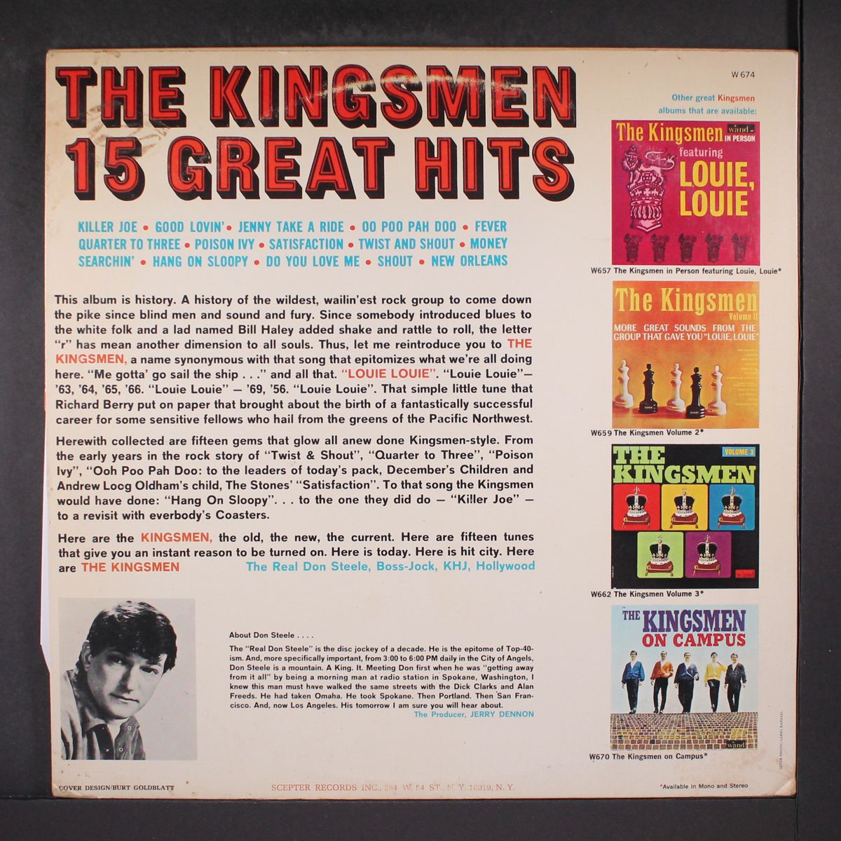 15 great hits by KINGSMEN