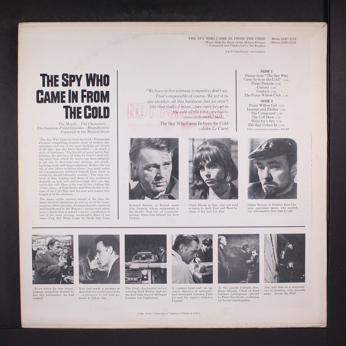 the spy who came in from the cold by SOUNDTRACK