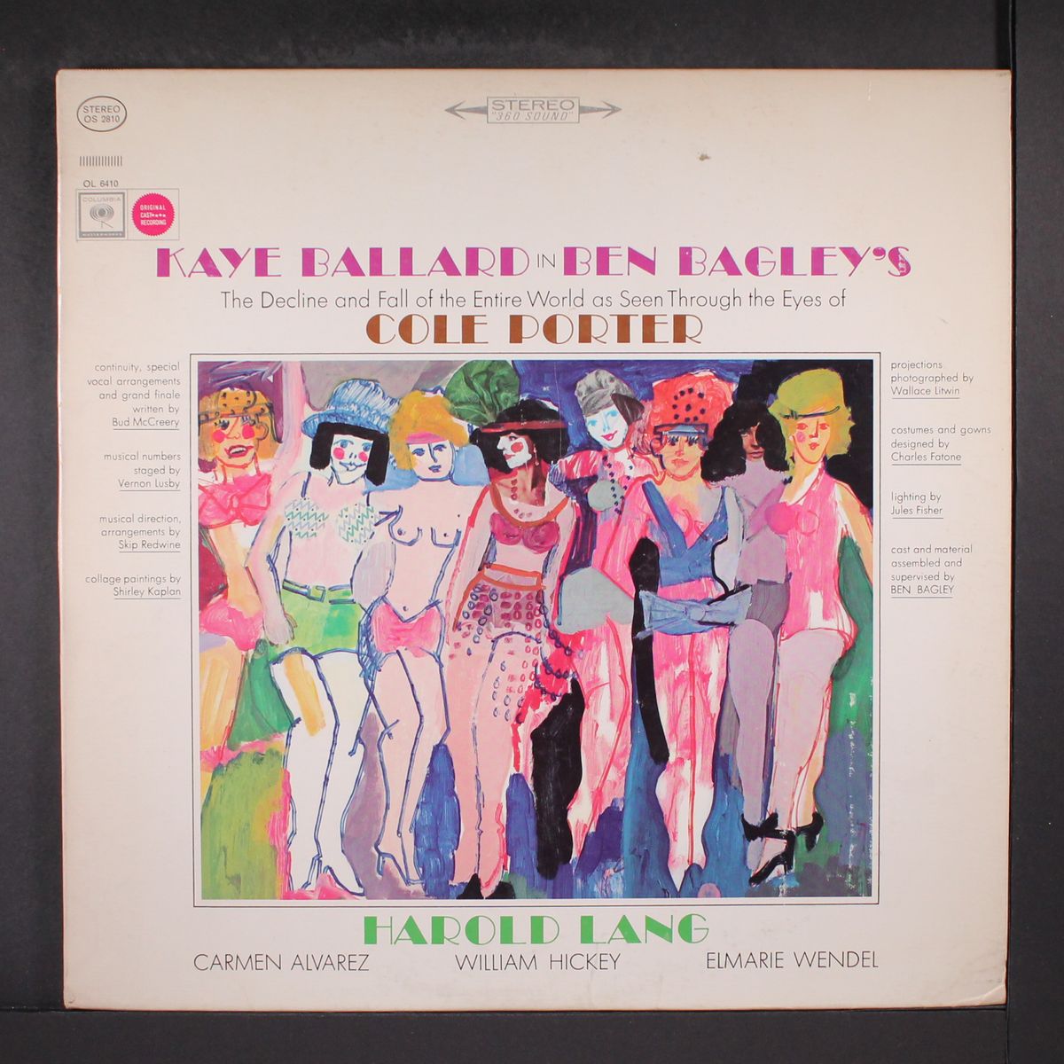 the decline and fall of the entire world as seen through the eyes of cole porter by ORIGINAL CAST