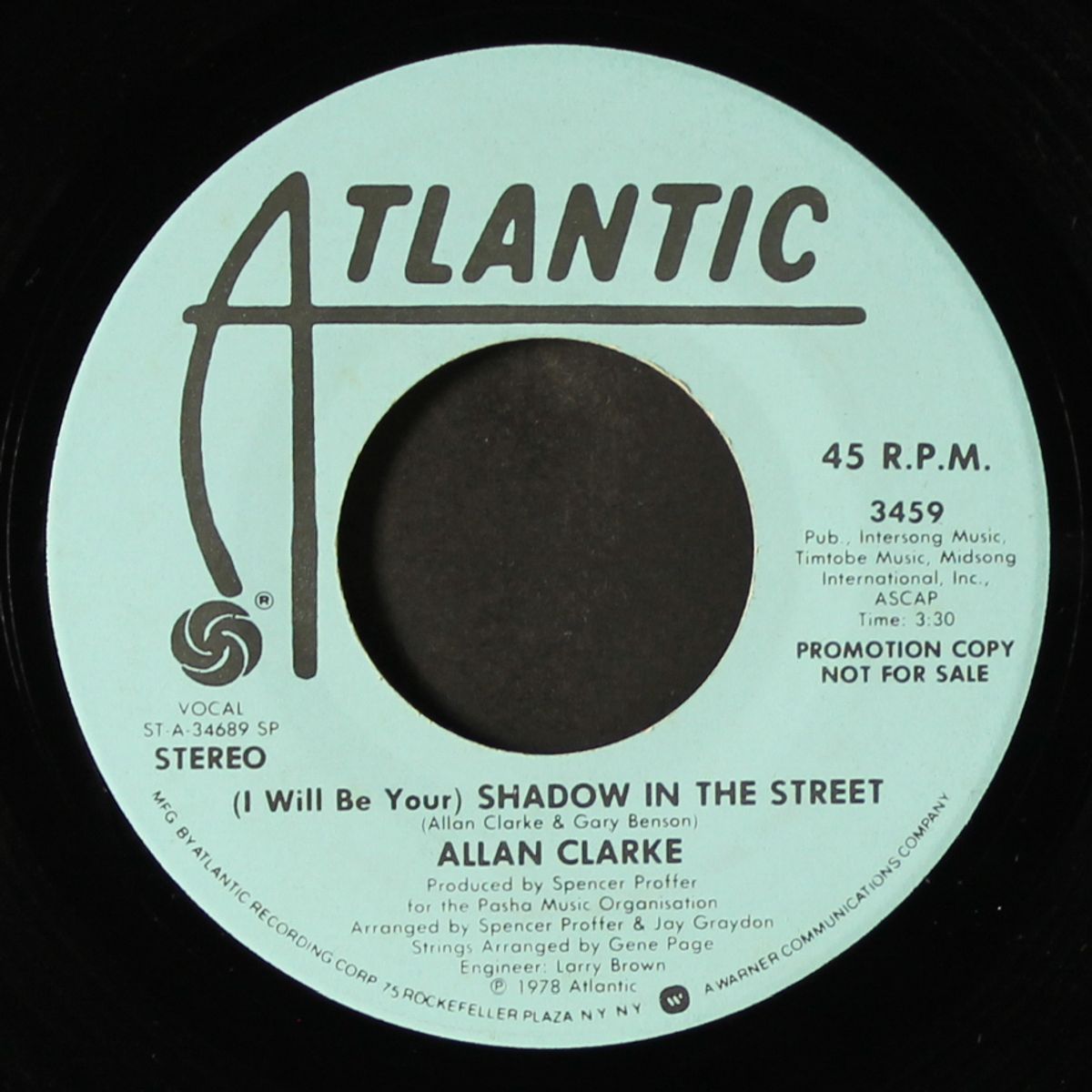 shadow in the street / mono by ALLAN CLARKE