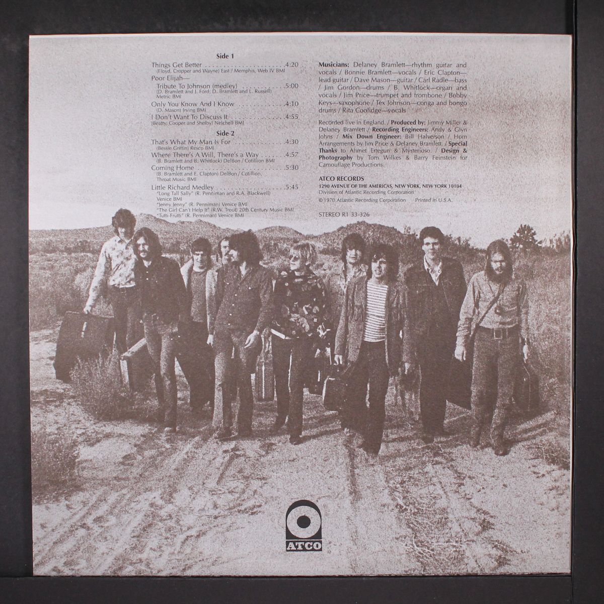on tour with eric clapton by DELANEY & BONNIE & FRIENDS