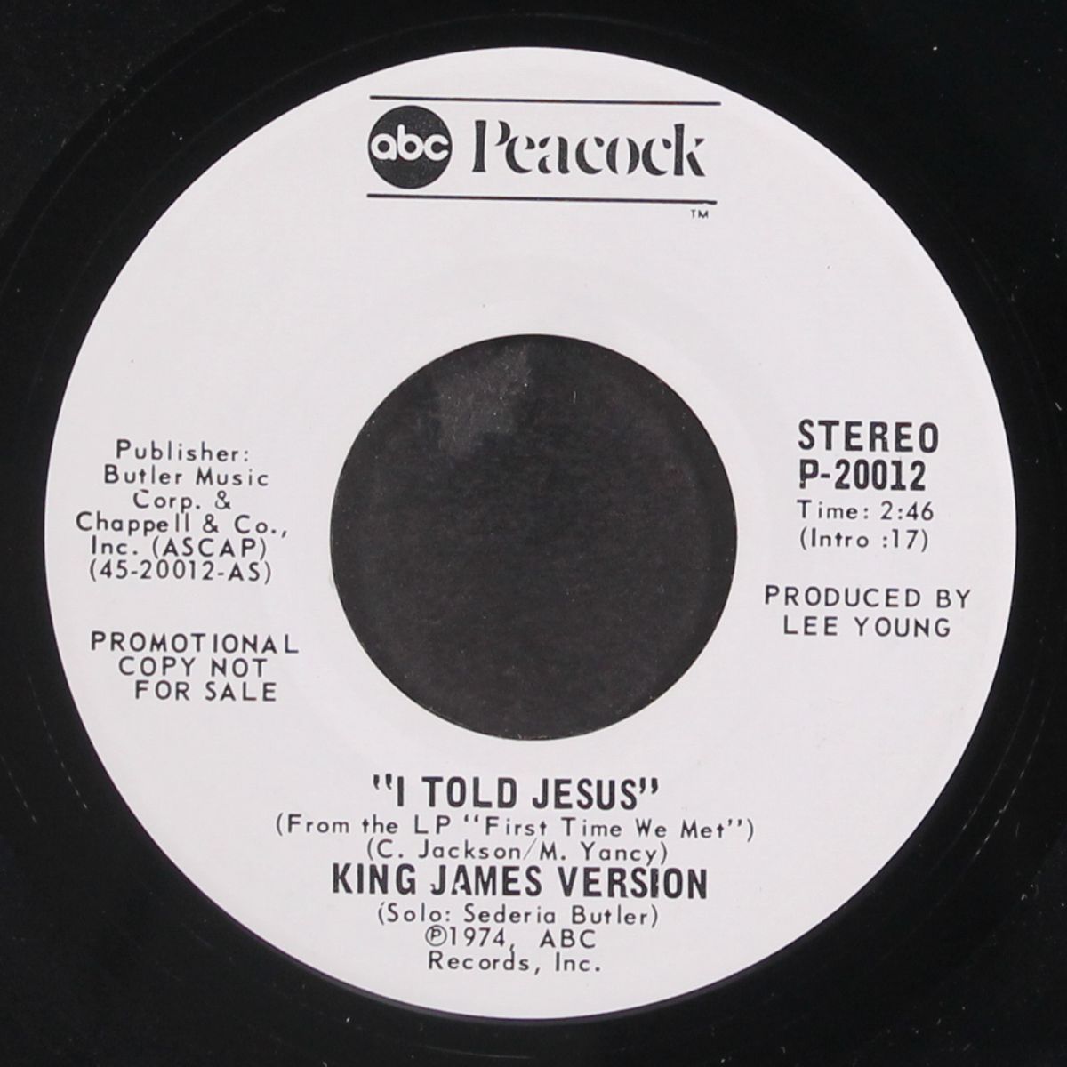 i told jesus / mono by KING JAMES VERSION