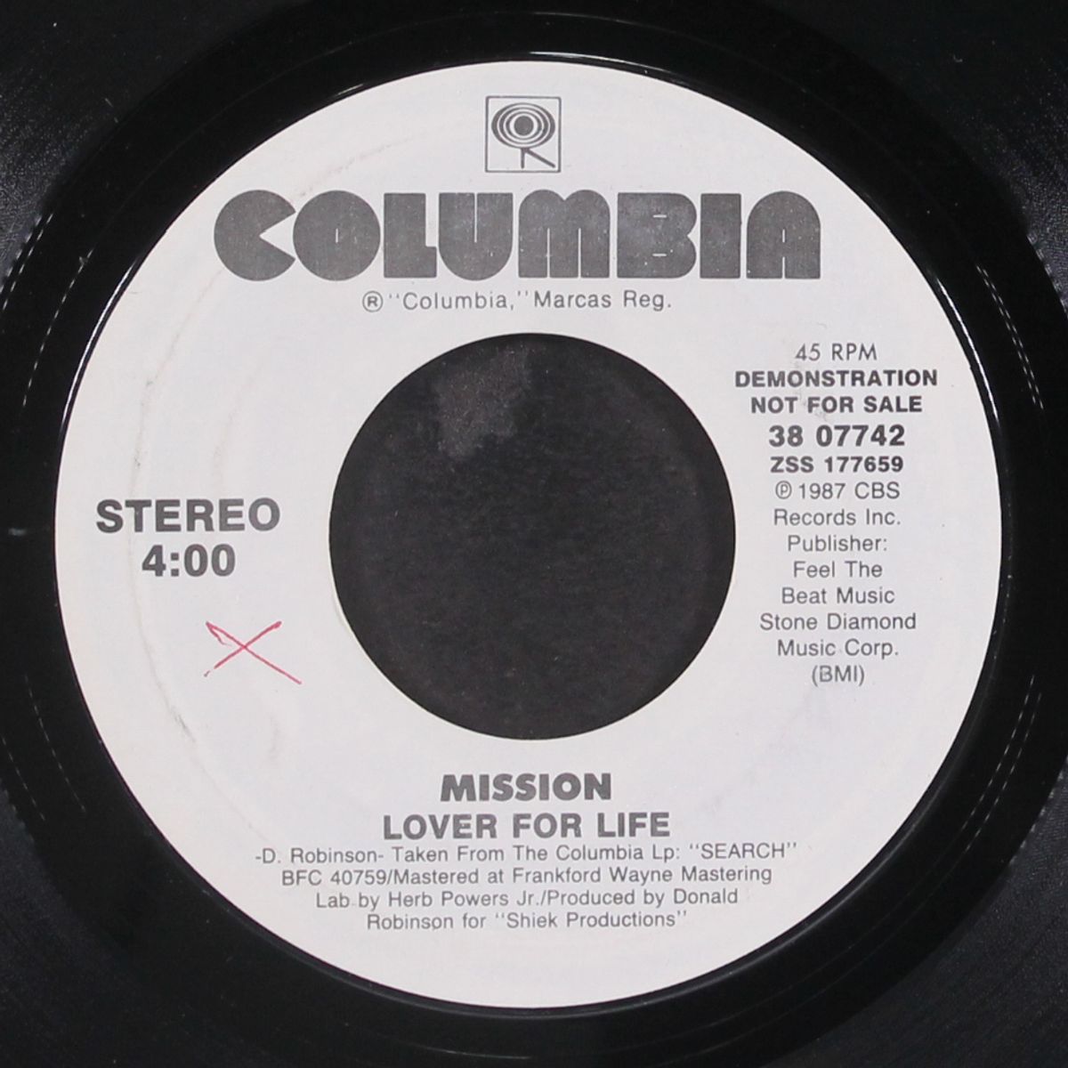 lover for life / same by MISSION