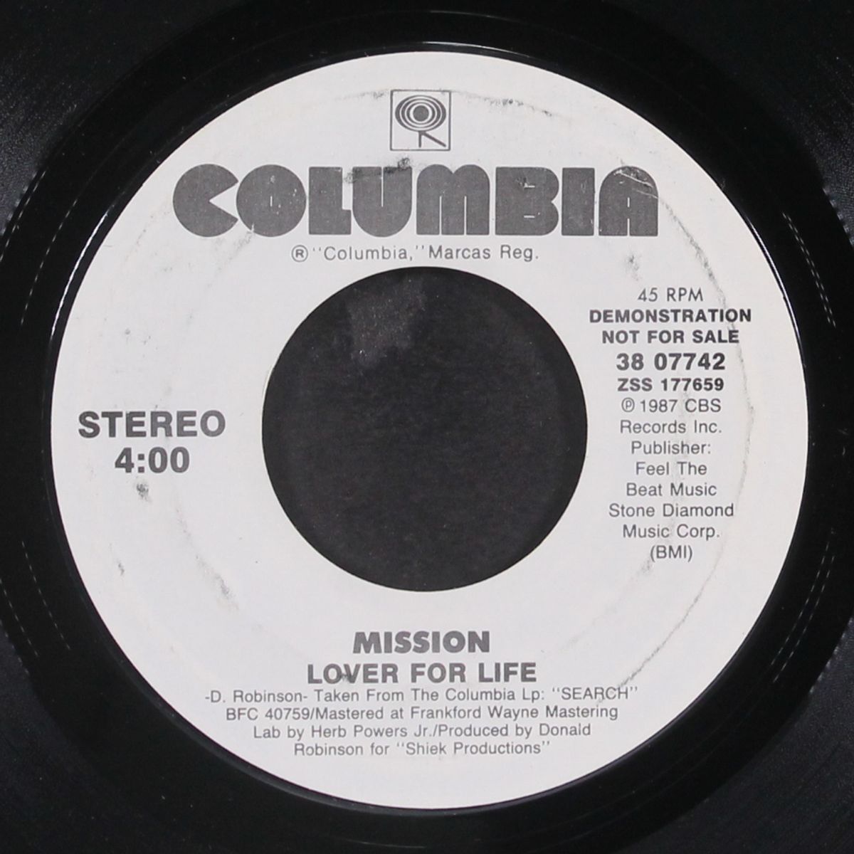lover for life / same by MISSION