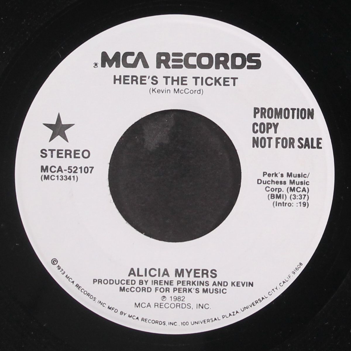 i want to thank you / here's the ticket by ALICIA MYERS