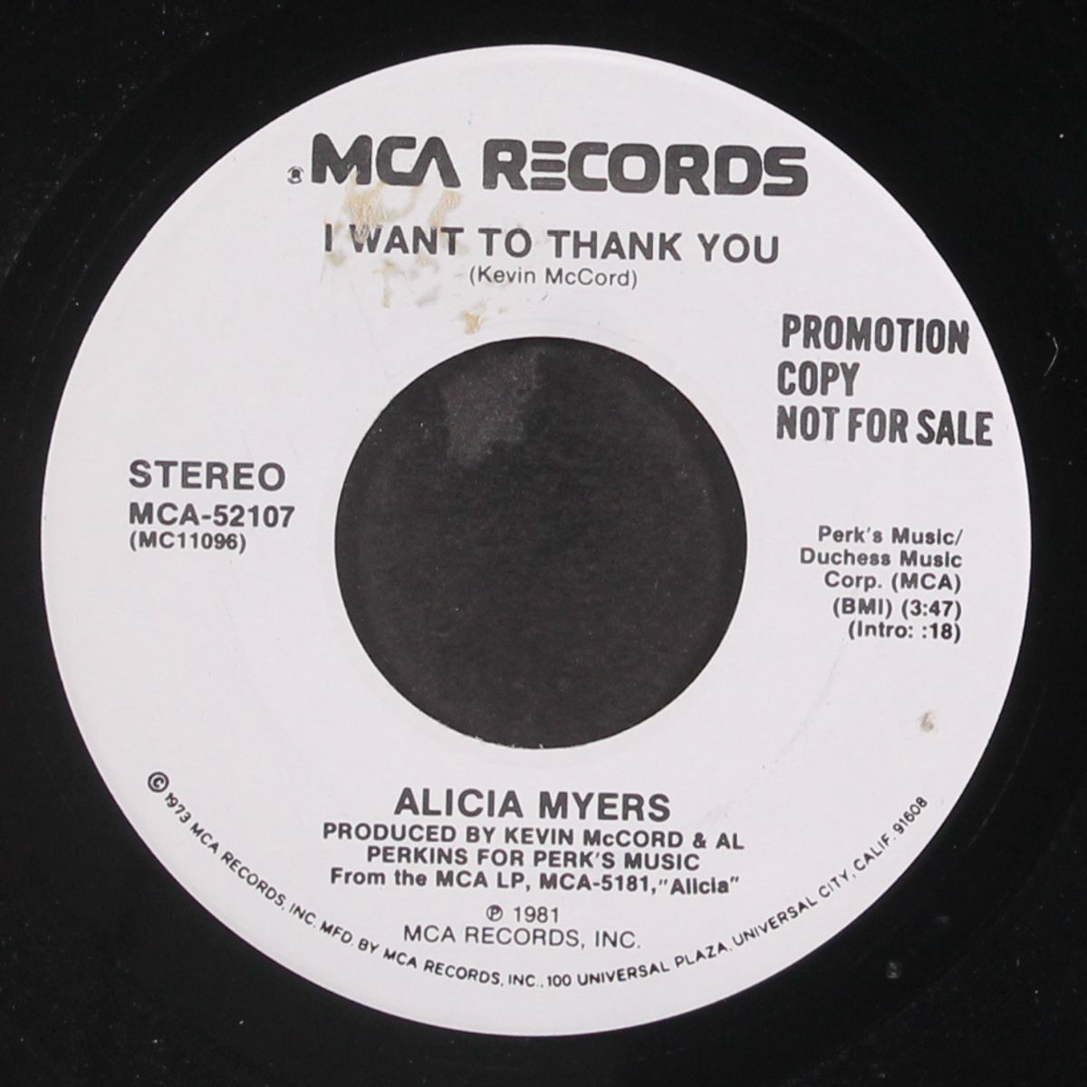 i want to thank you / here's the ticket by ALICIA MYERS