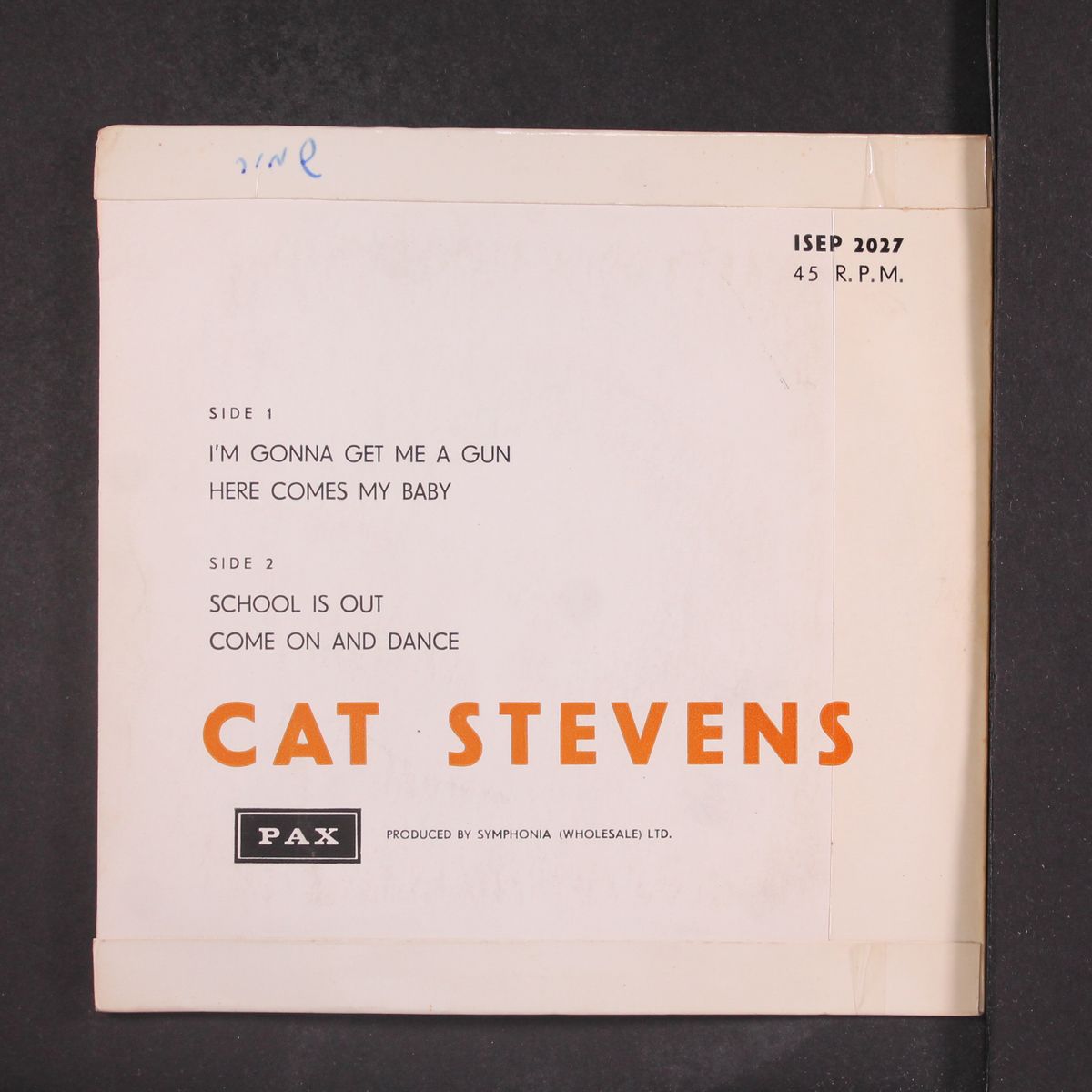i'm gonna get me a gun / here comes my baby by CAT STEVENS