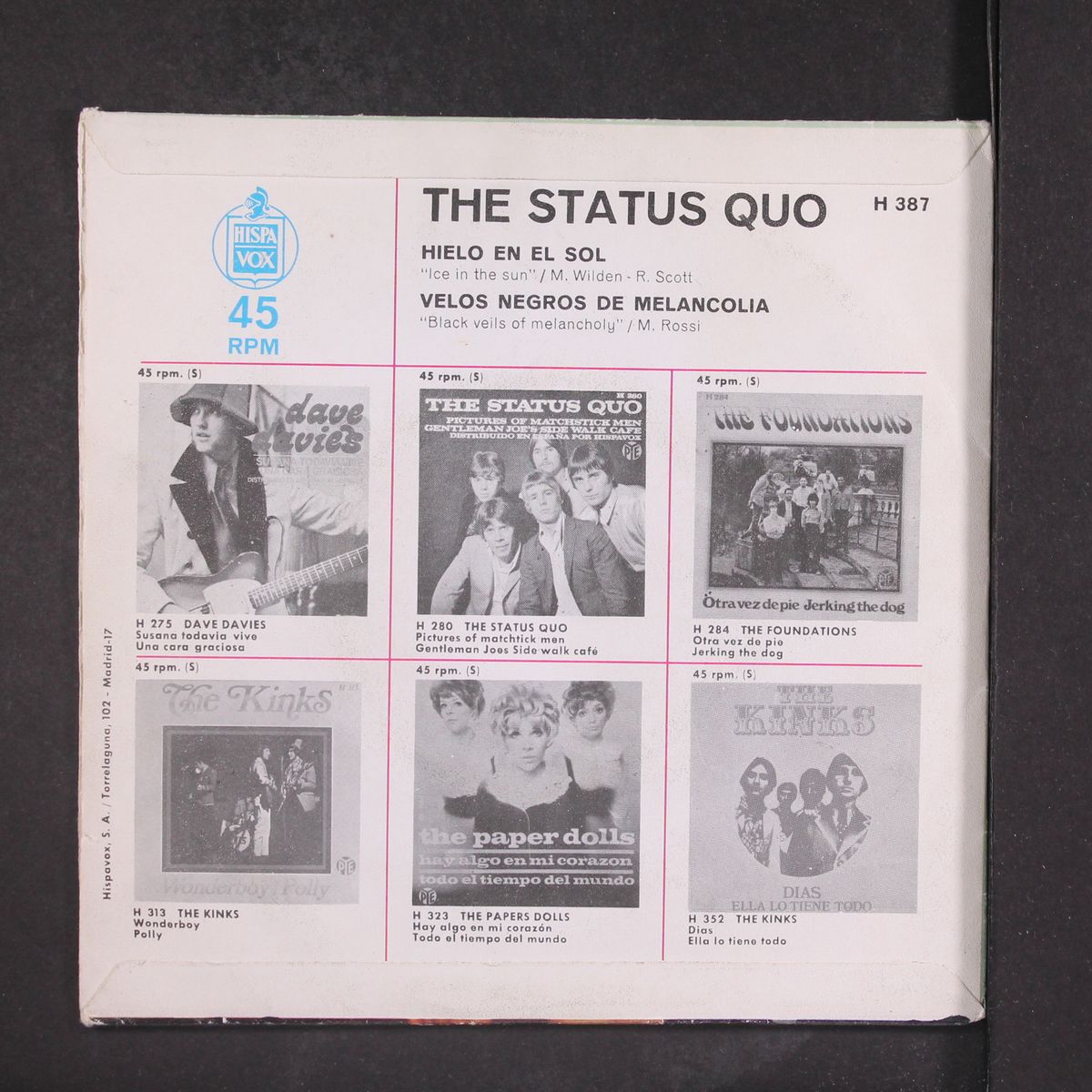 ice in the sun / black veils of melancholy by STATUS QUO