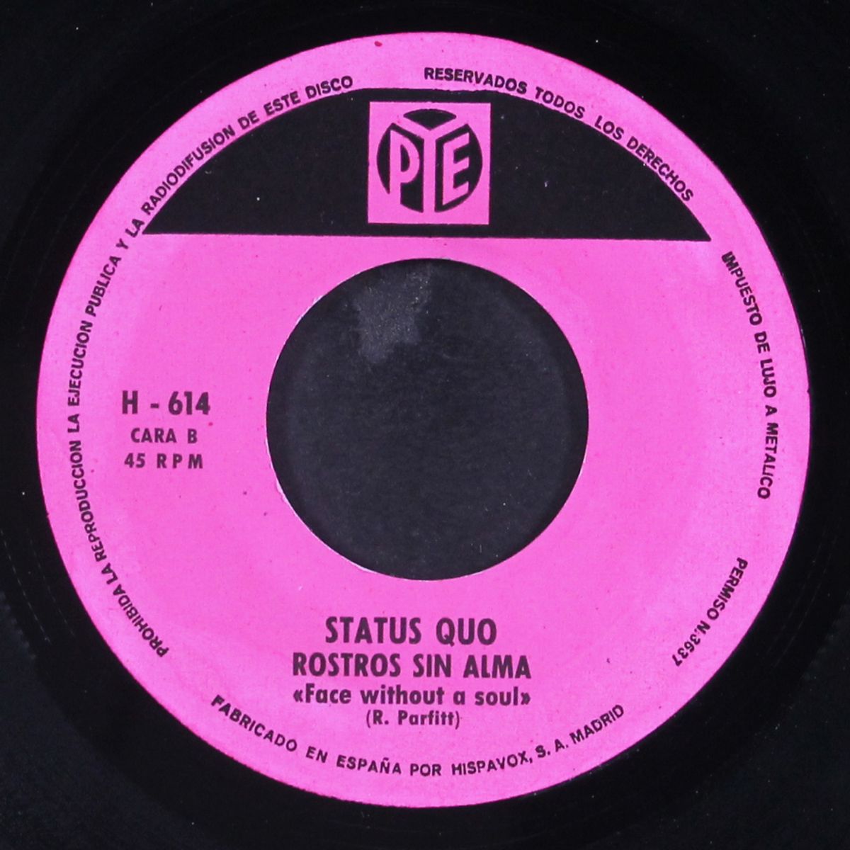 down the dustpipe / face without a soul by STATUS QUO
