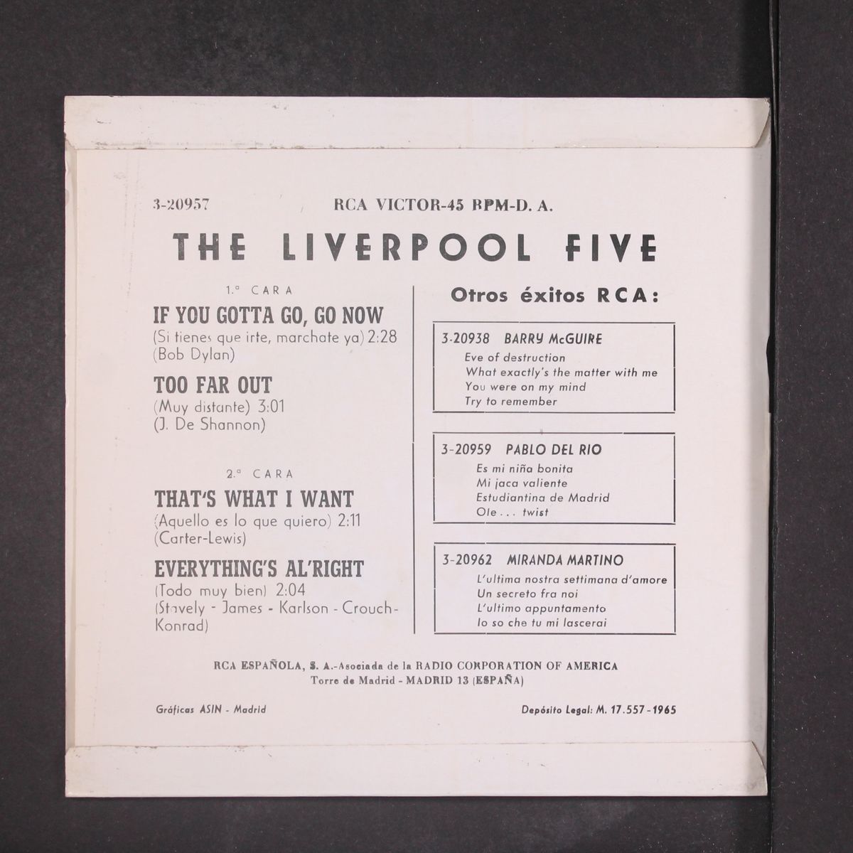 the liverpool five by LIVERPOOL FIVE