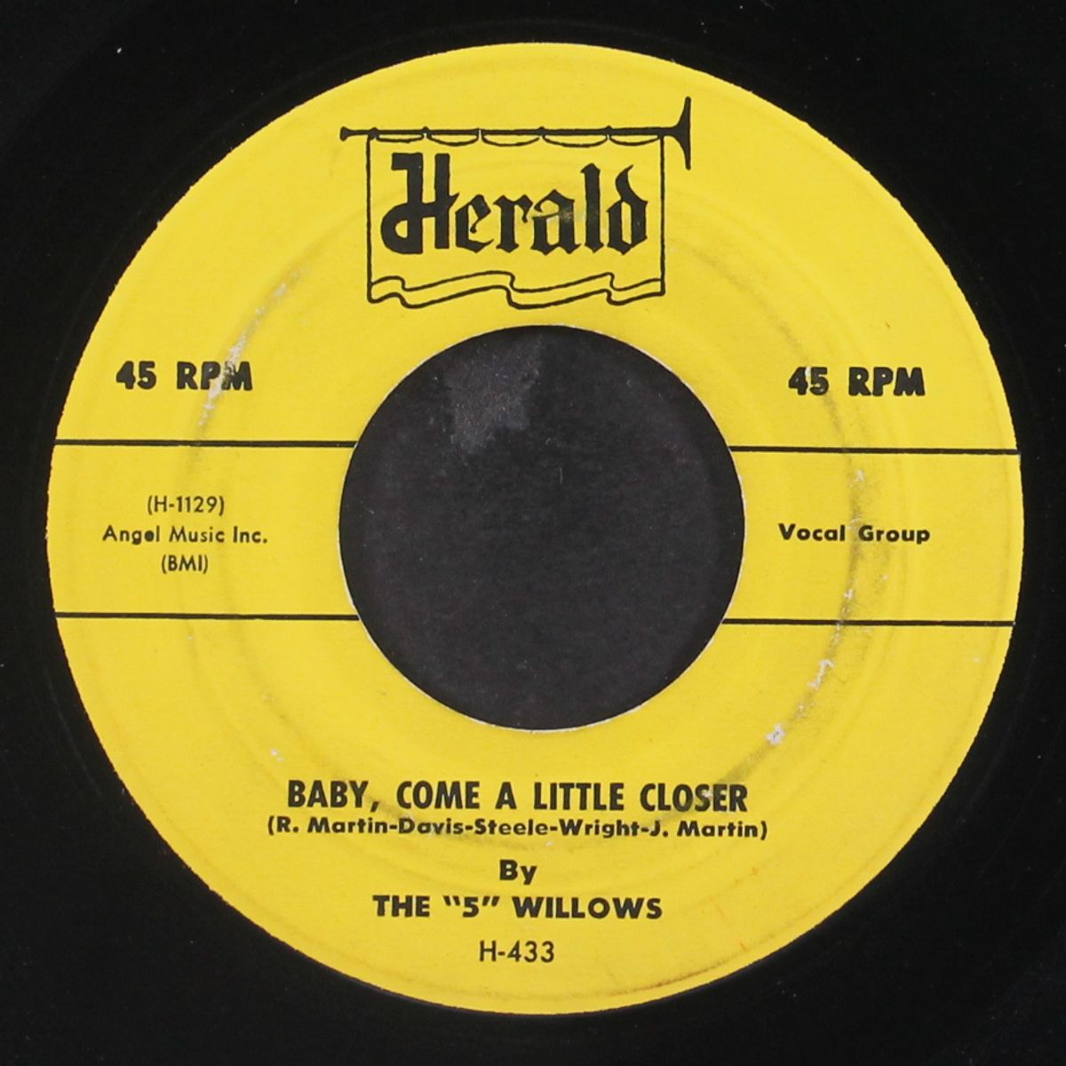 lay your head on my shoulder / baby, come a little closer by 5 WILLOWS